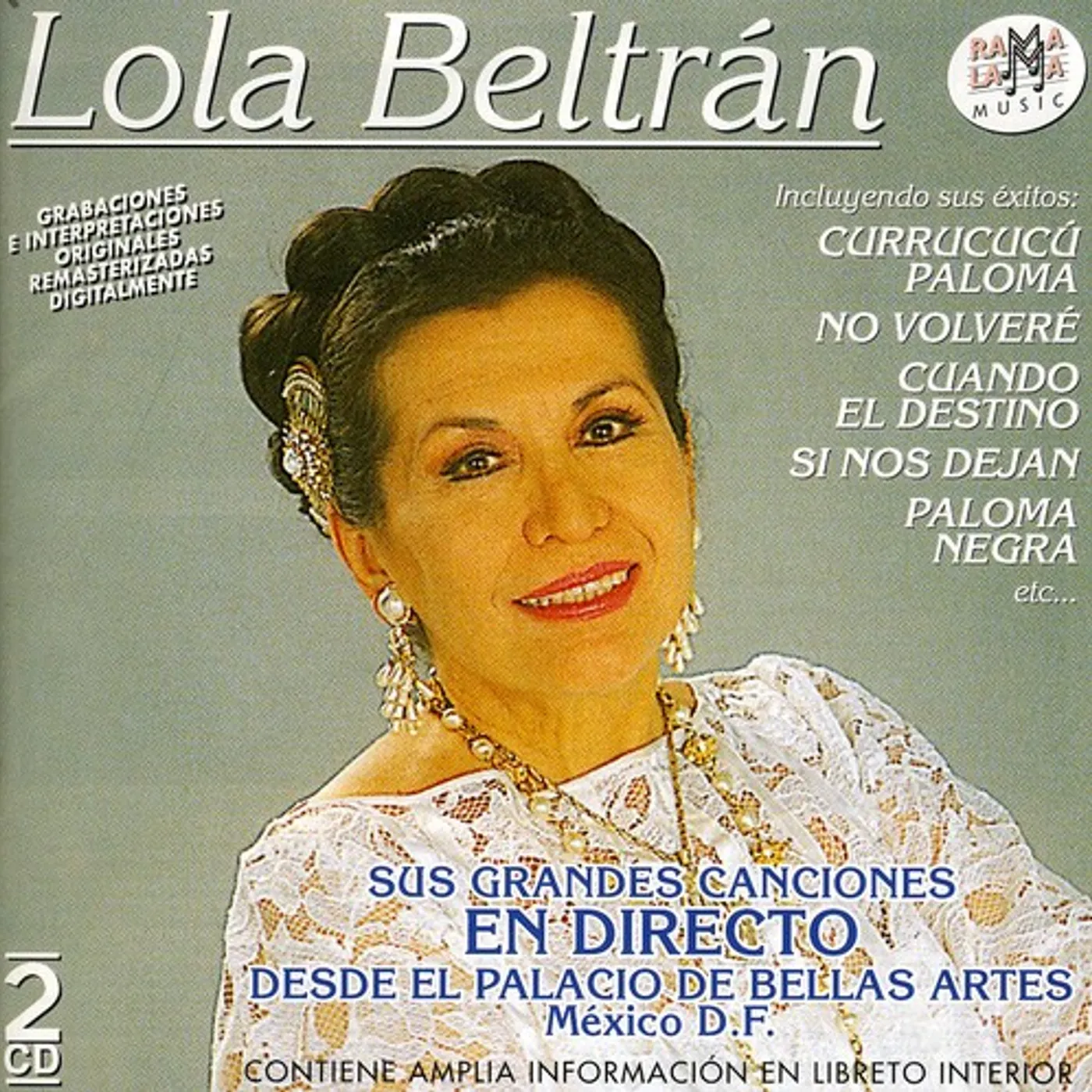 Lola Beltrán SUS GRANDES CANCIONES EN DIRECTO CD