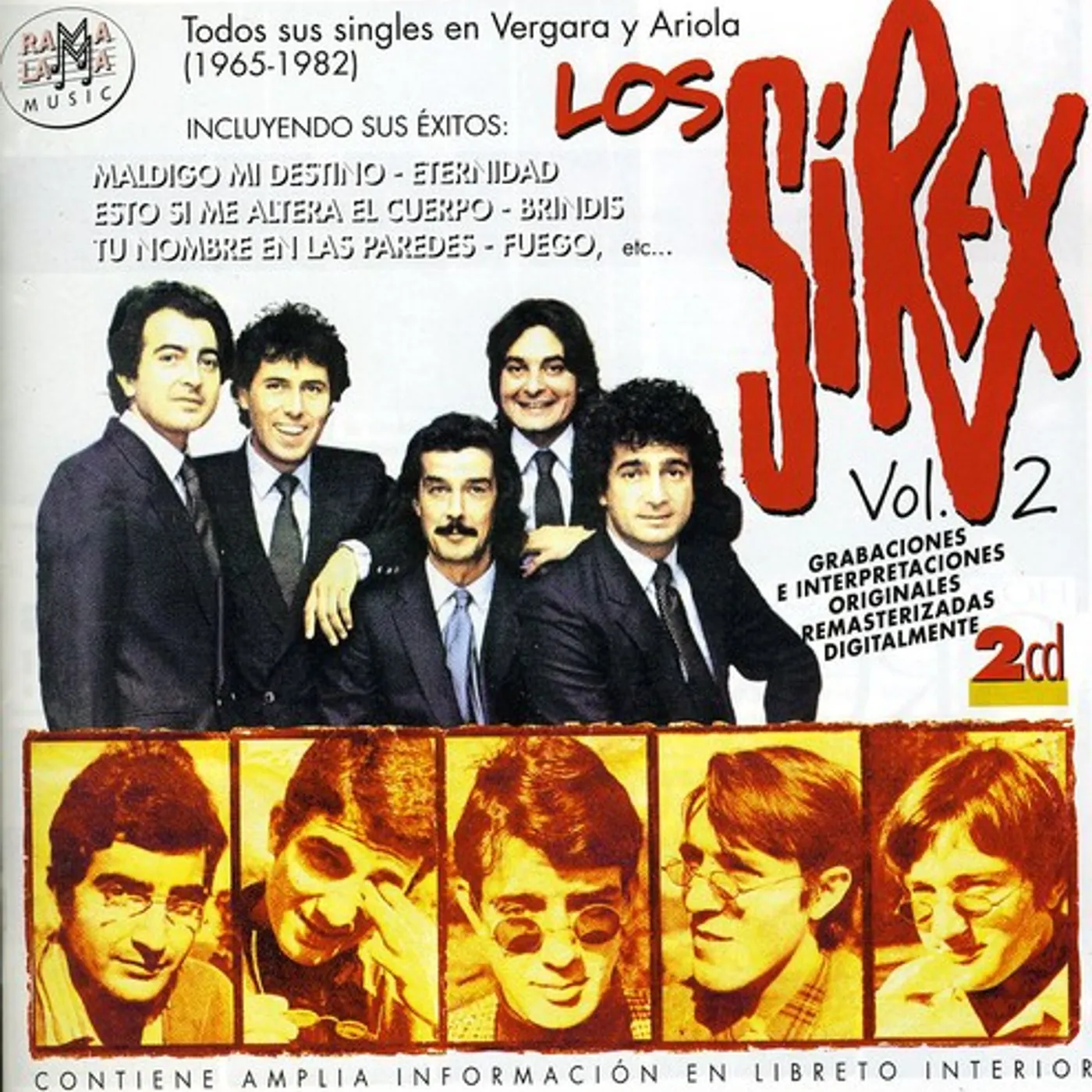 Los Sirex TODOS SUS SINGLES EN VERGARA Y ARIOLA CD