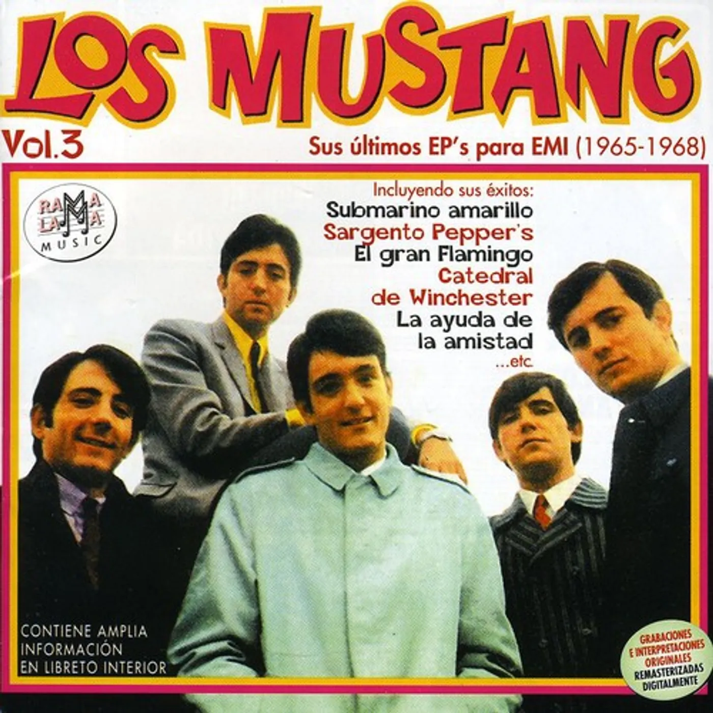 Los Mustang SUS ULTINO EP'S PARA EMI (1965-1968) CD