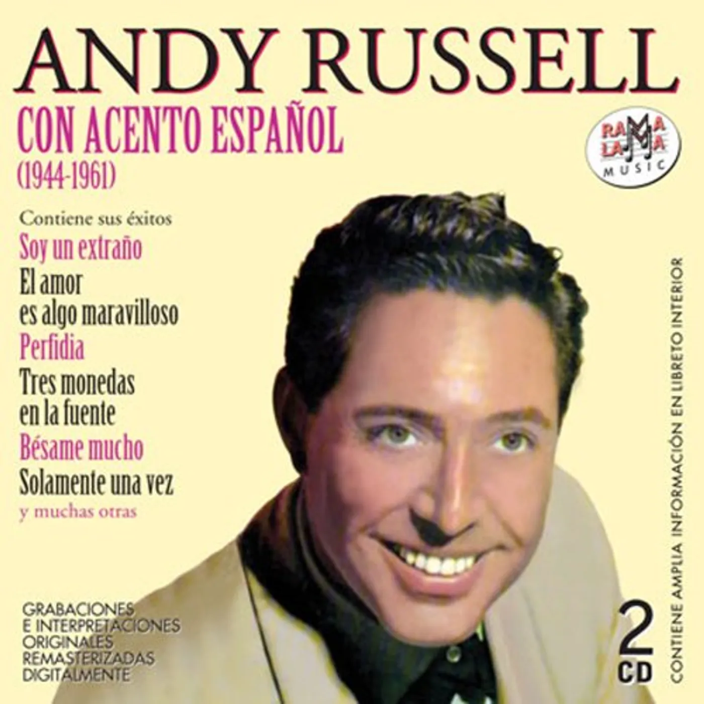 Andy Russell CON ACENTO ESPANOL 1944-1961 CD
