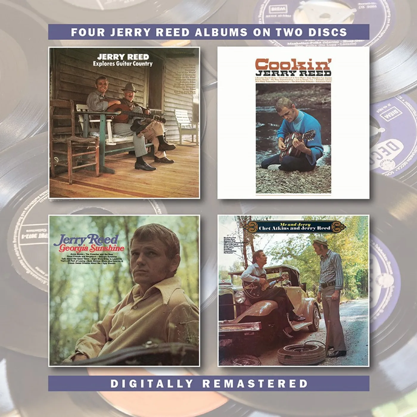 JERRY REED EXPLORES GUITAR COUNTRY / COOKIN CD