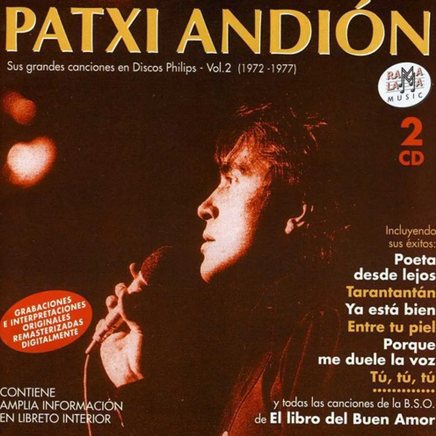 Patxi Andion TODAS SUS GRABACIONES EN DISCOS PHILIPS VOL 2 CD