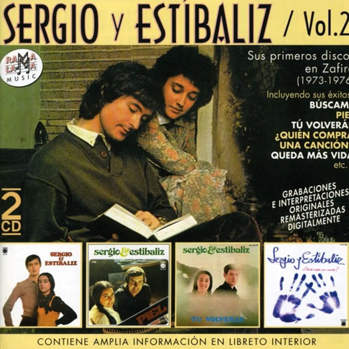 Sergio Y Estibaliz VOL 2: SUS PRIMEROS DISCOS EN ZAFIRO (1973-1976) CD