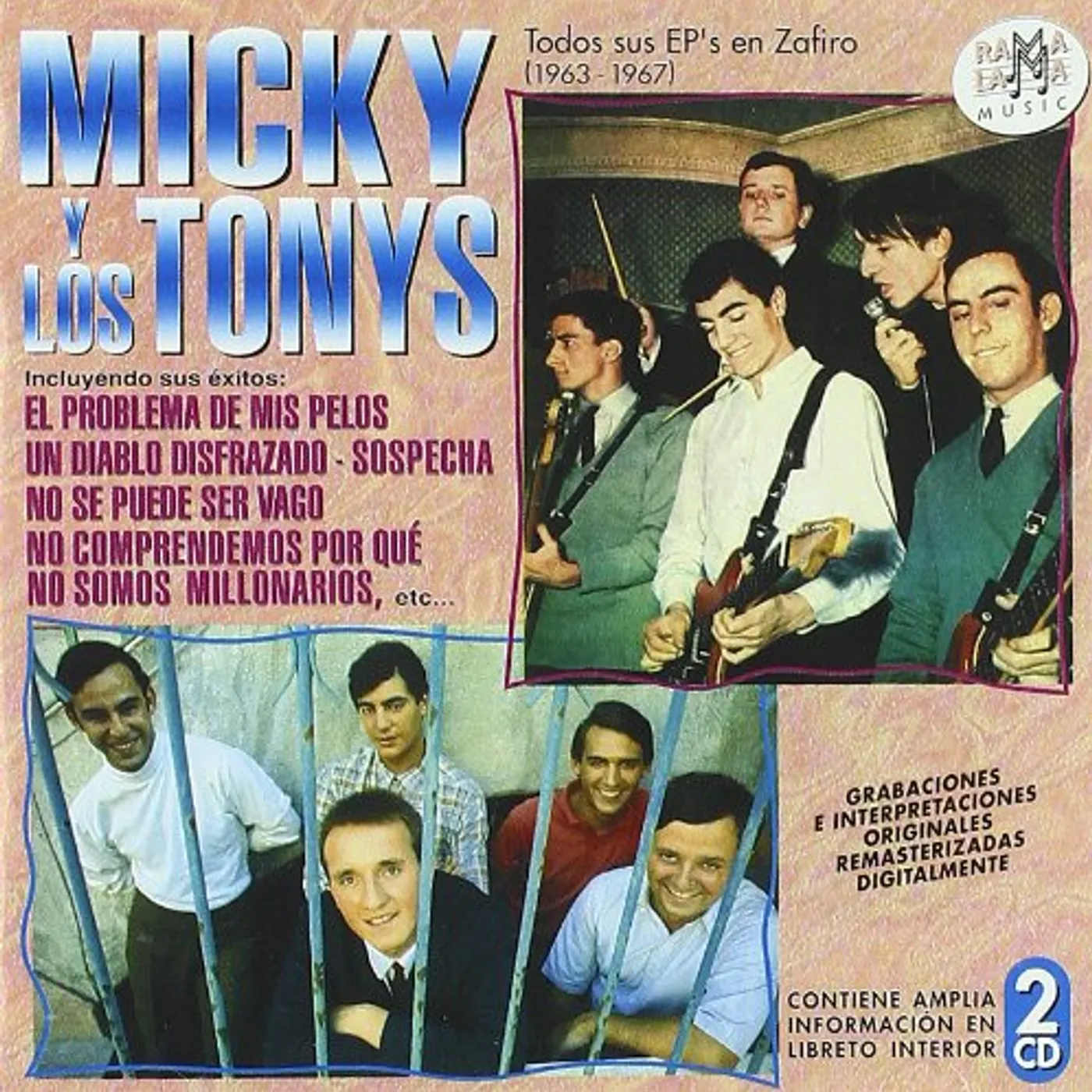 Micky y Los Tonys TODOS SUS EP'S EN ZAFIRO (1963-1967) CD