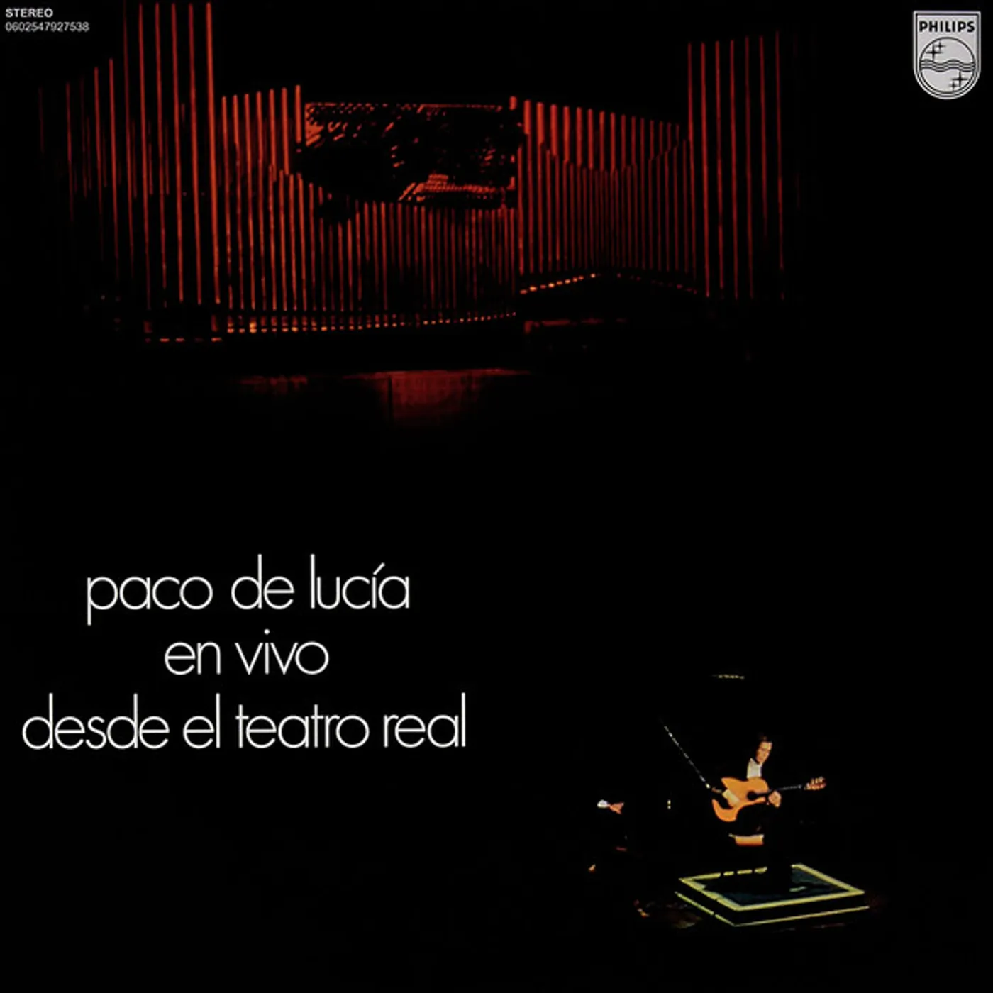 Paco De Lucia VIVO DESDE EL TEATRO REAL Vinyl Record