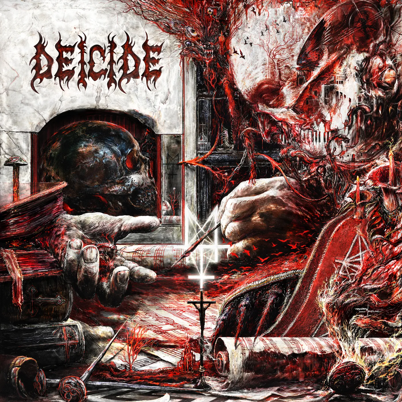 Deicide Overtures Of Blasphemy Vinyl Record