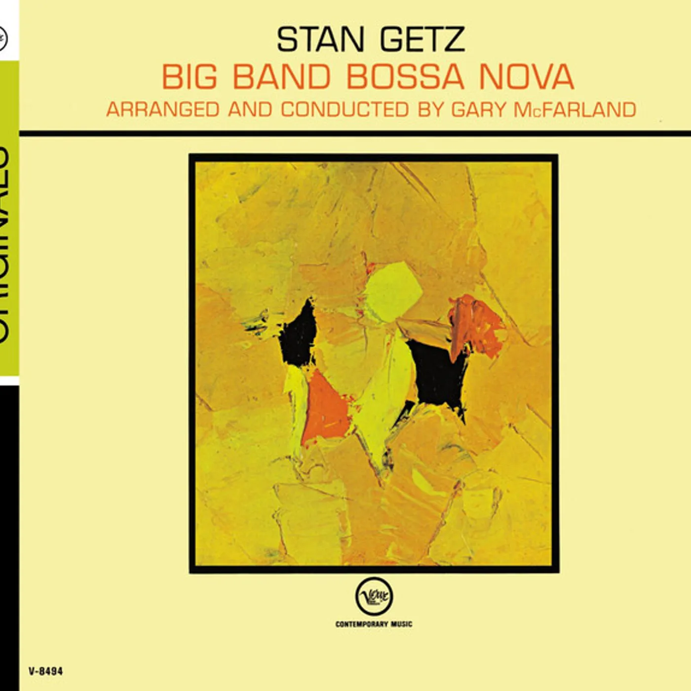Stan Getz Big Band Bossa Nova Vinyl Record