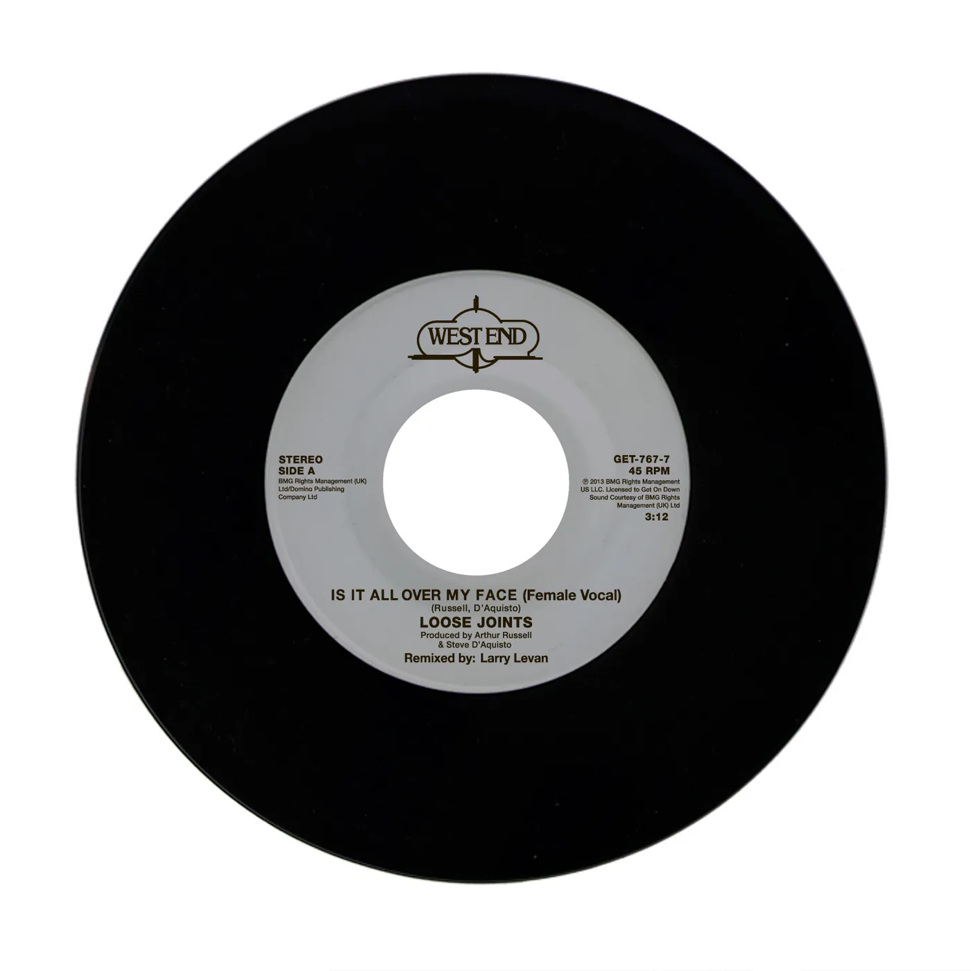 Loose Joints IS IT ALL OVER MY FACE Vinyl Record