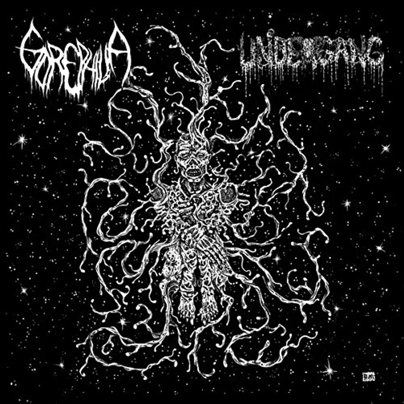 Undergang / Gorephilia SPLIT 7 Vinyl Record