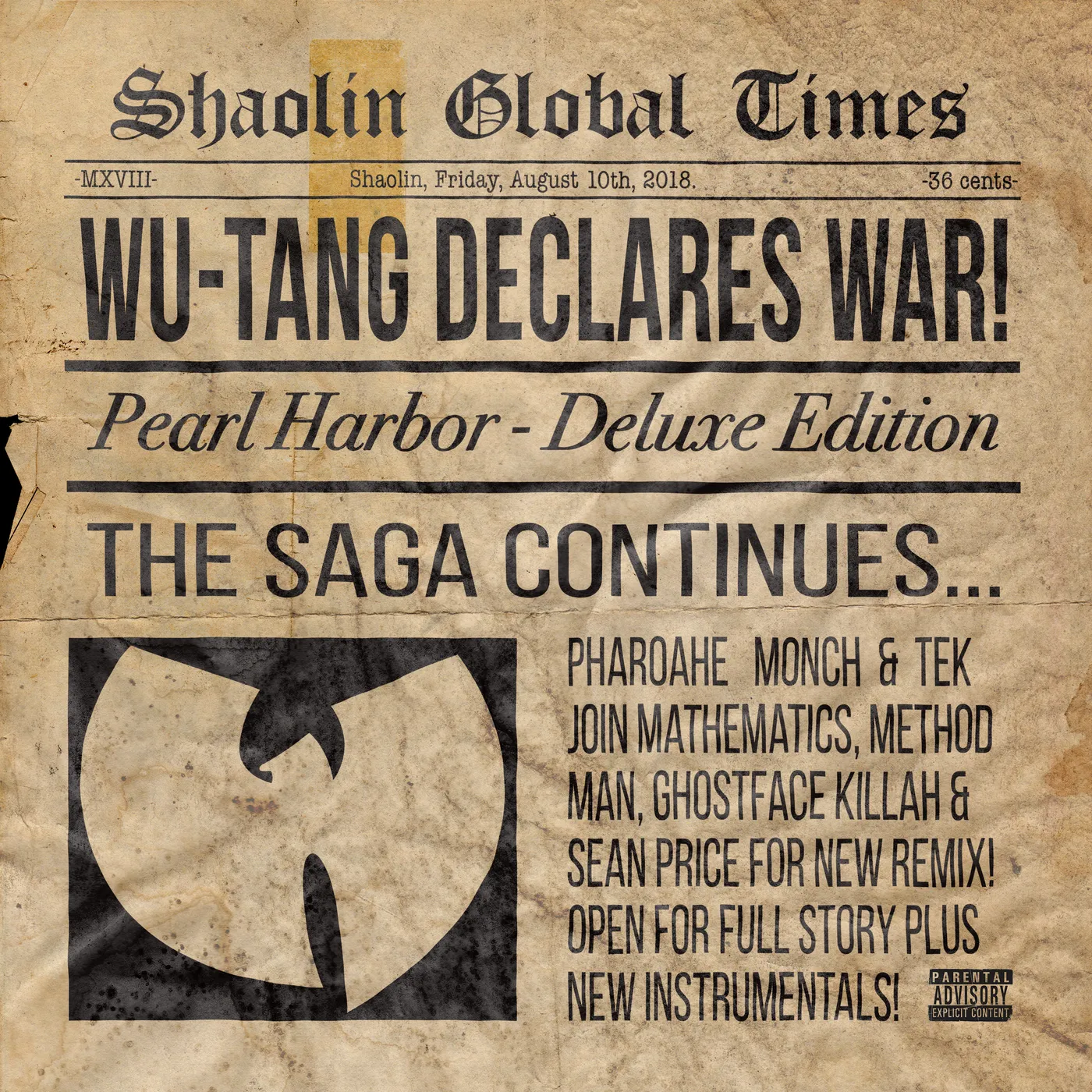 Wu-Tang Clan PEARL HARBOR Vinyl Record