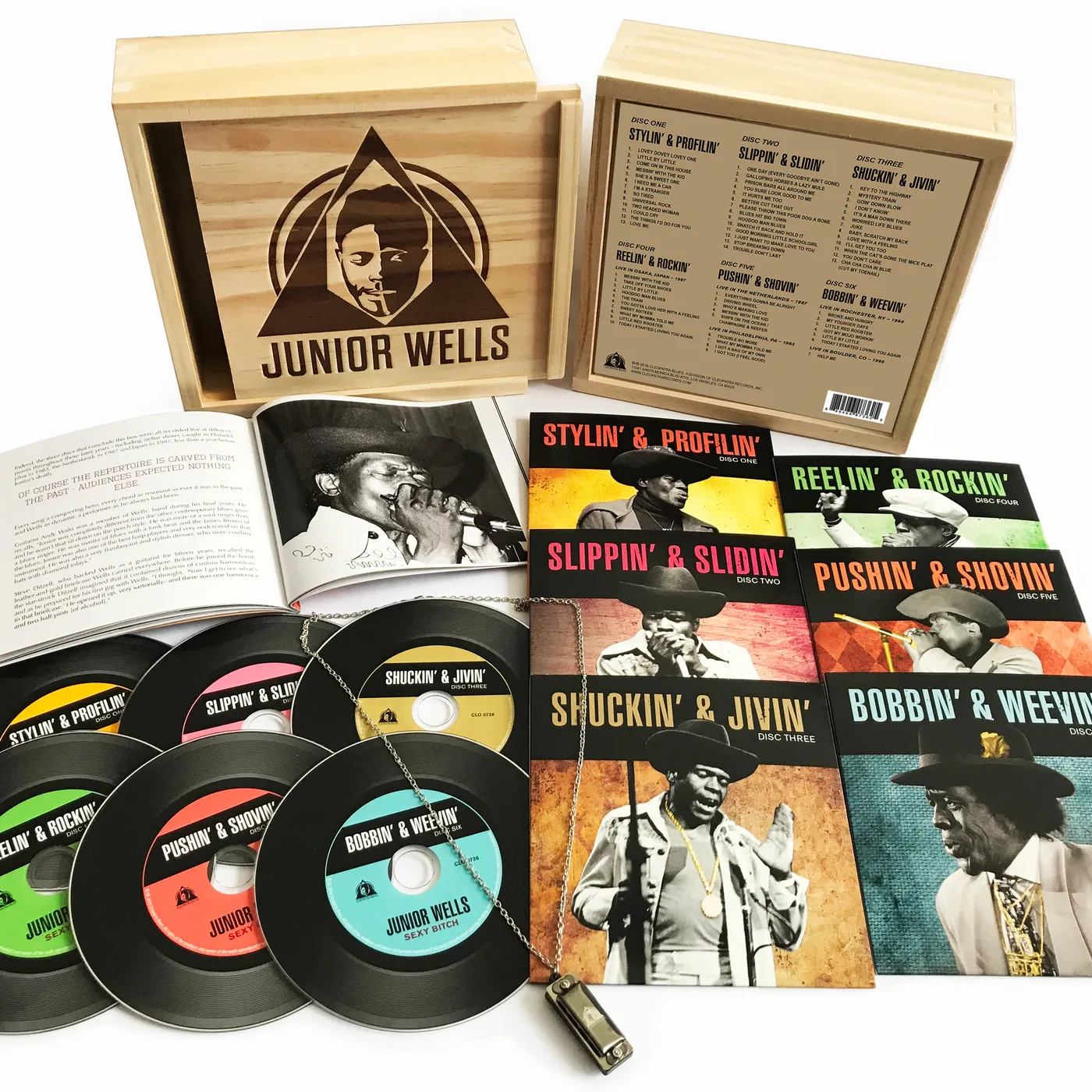 Junior Wells BOX OF BLUES CD