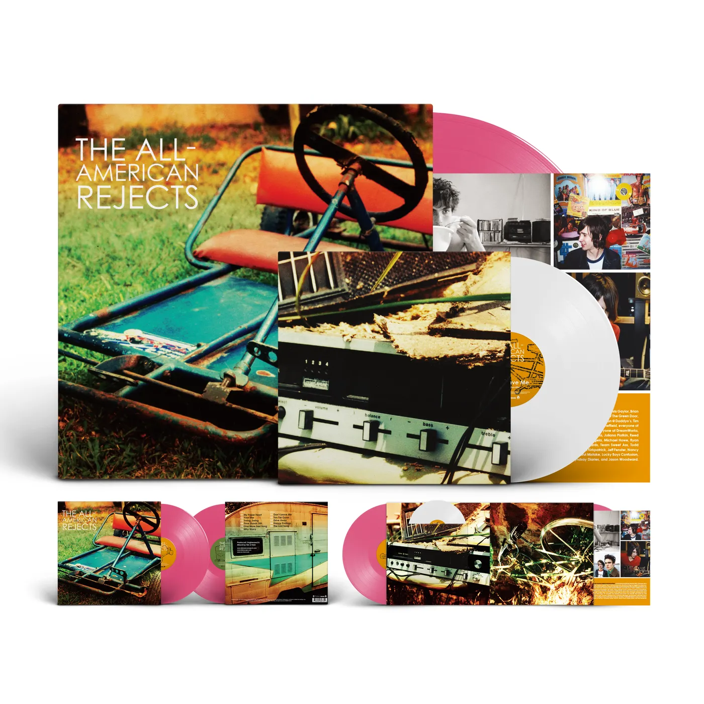  The All-American Rejects (Pink/7" White) Vinyl Record