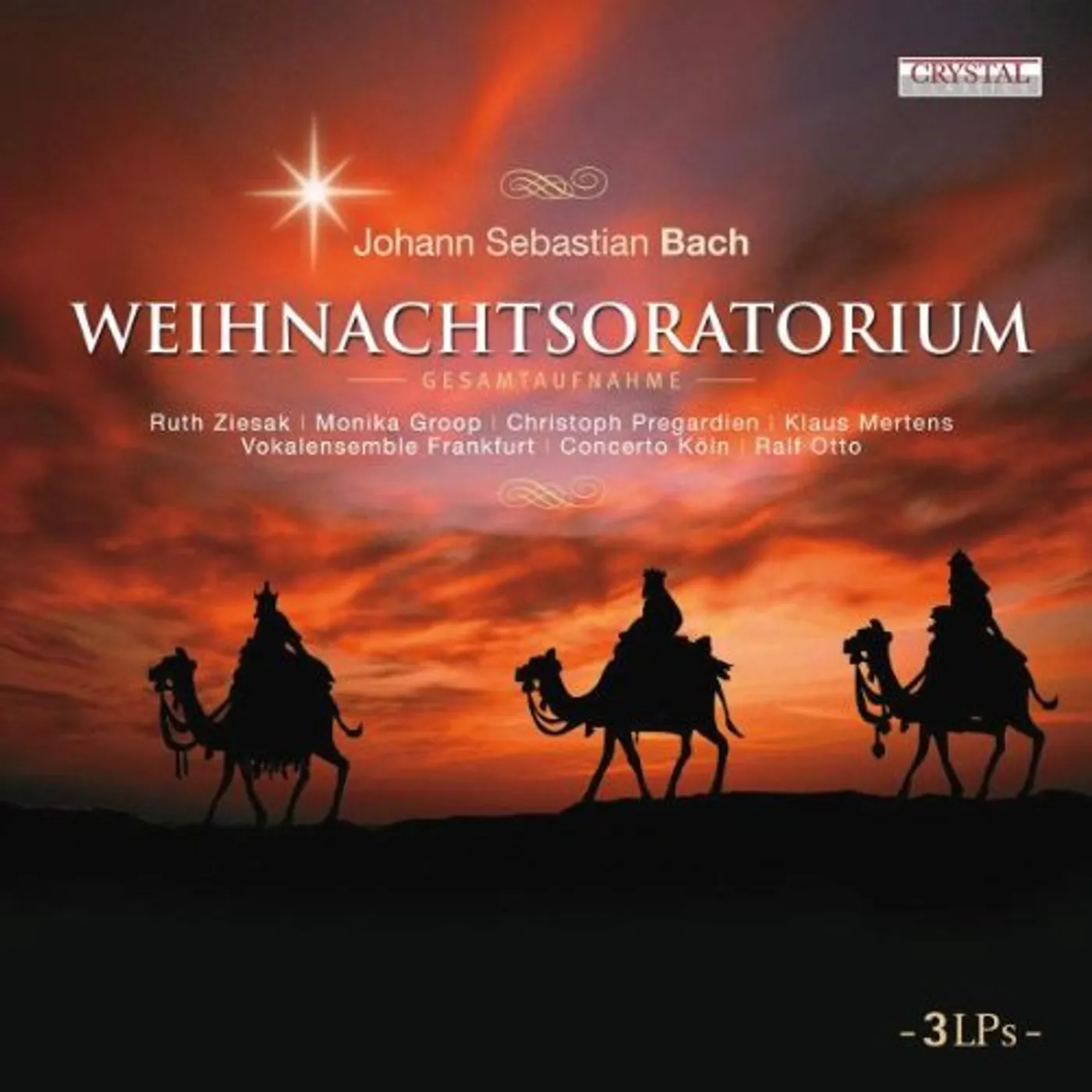 Concerto Koeln WEINACHTSORATORIUM Vinyl Record