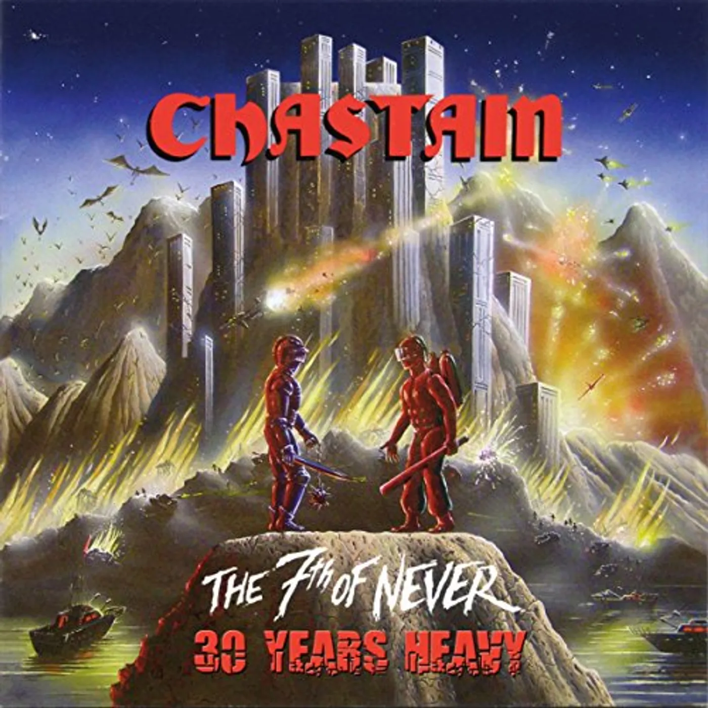 Chastain 7TH OF NEVER 30 YEARS HEAVY Vinyl Record