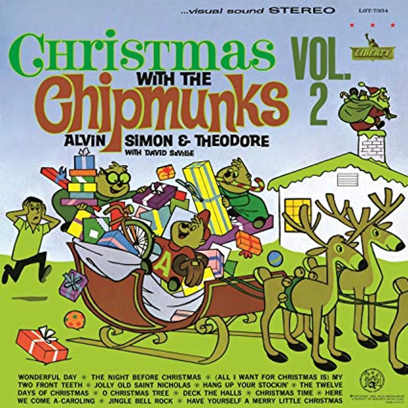 CHRISTMAS WITH THE CHIPMUNKS 2 / VARIOUS Vinyl Record