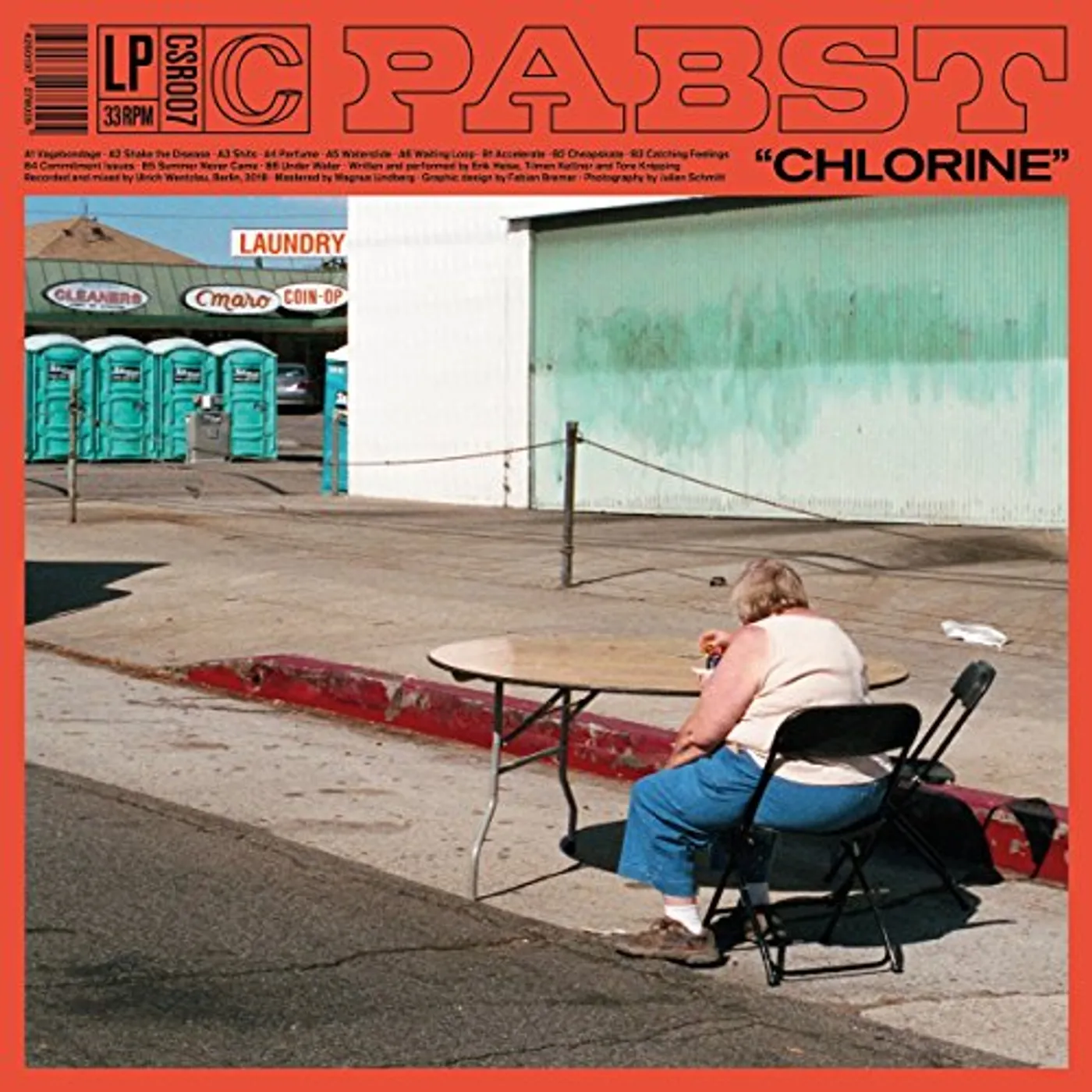 Pabst CHLORINE / NEON ORANGE V Vinyl Record