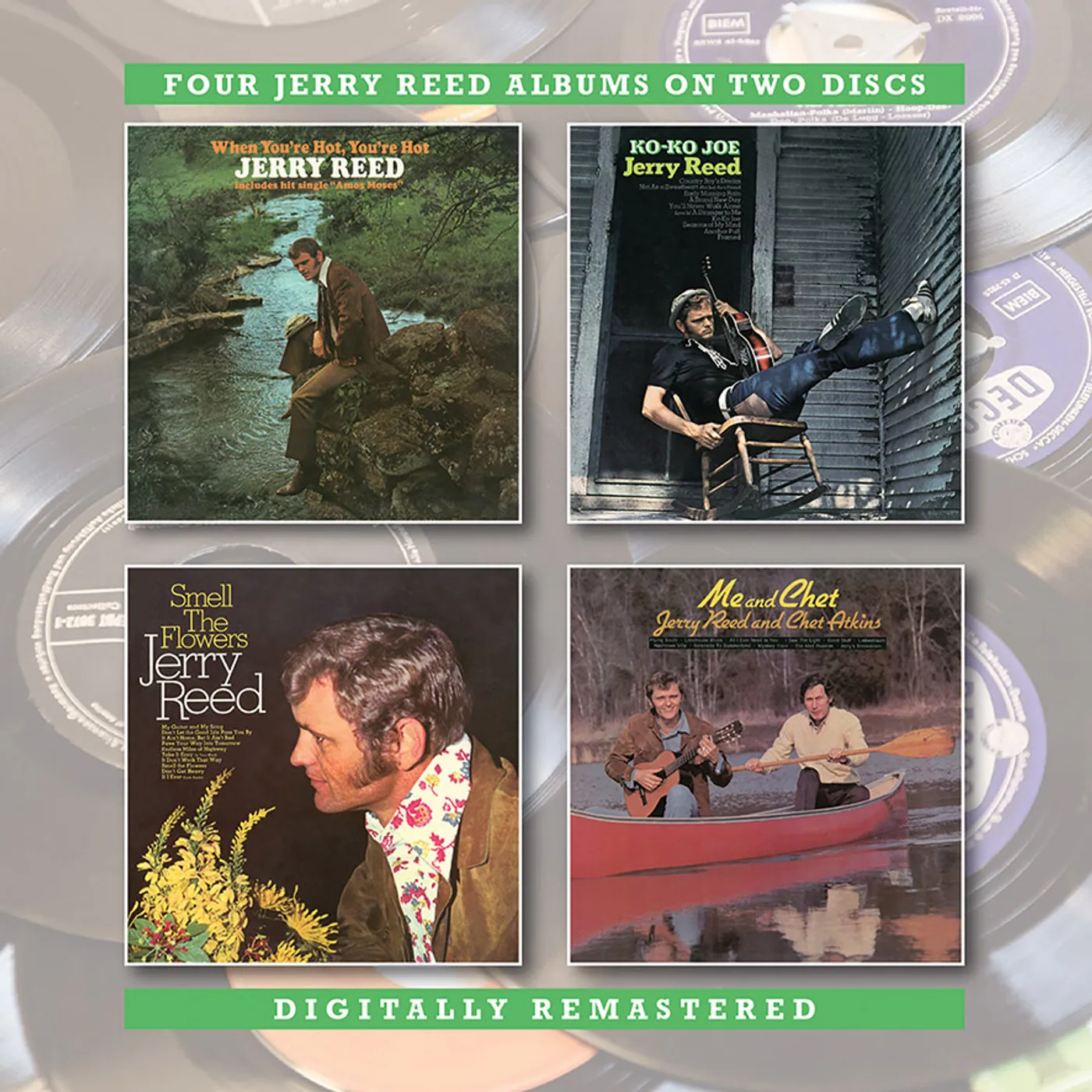 Jerry Reed WHEN YOU'RE HOT YOU'RE HOT / KO-KO JOE / SMELL THE CD