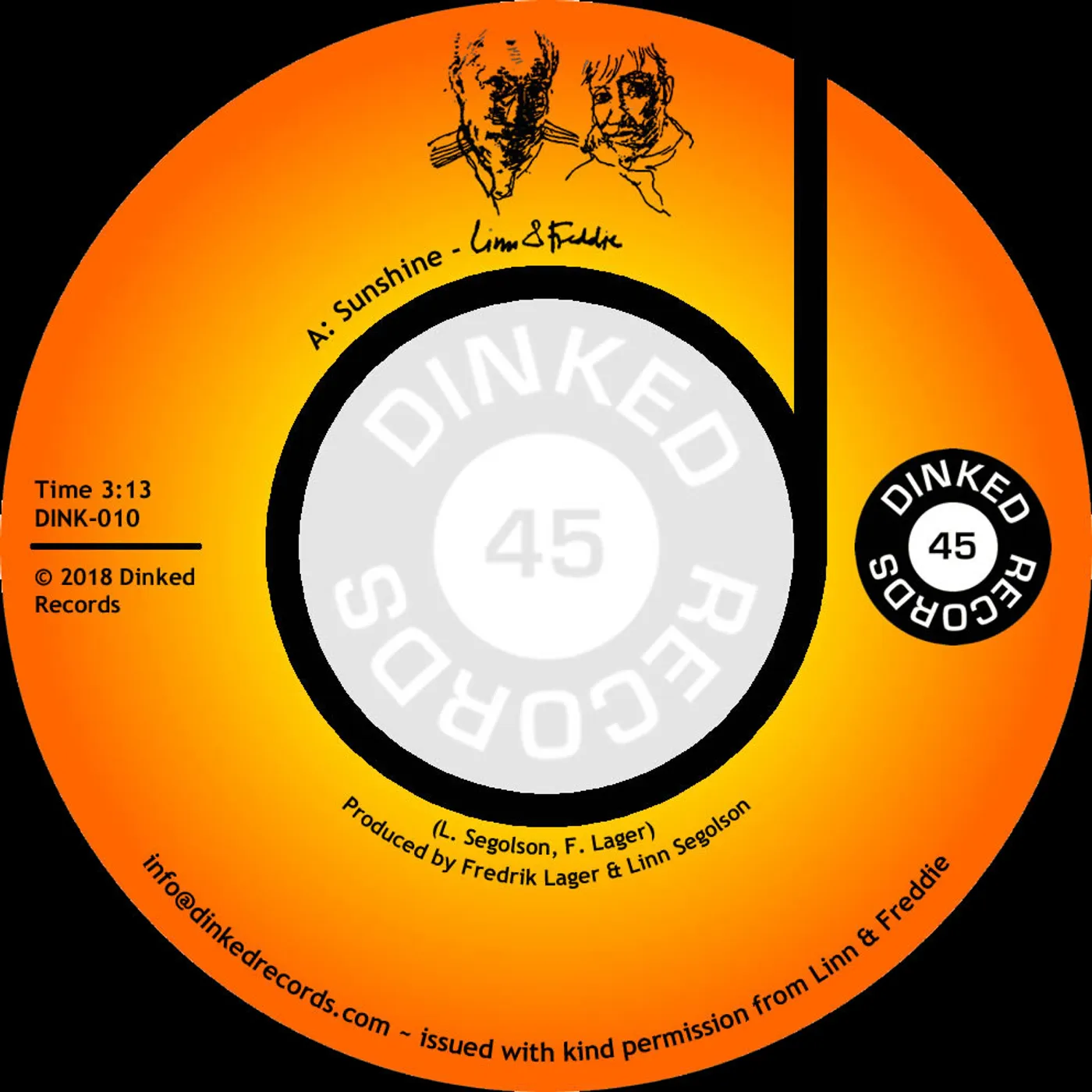 Linn & Freddie SUNSHINE / BE THANKFUL FOR WHAT U GOT Vinyl Record