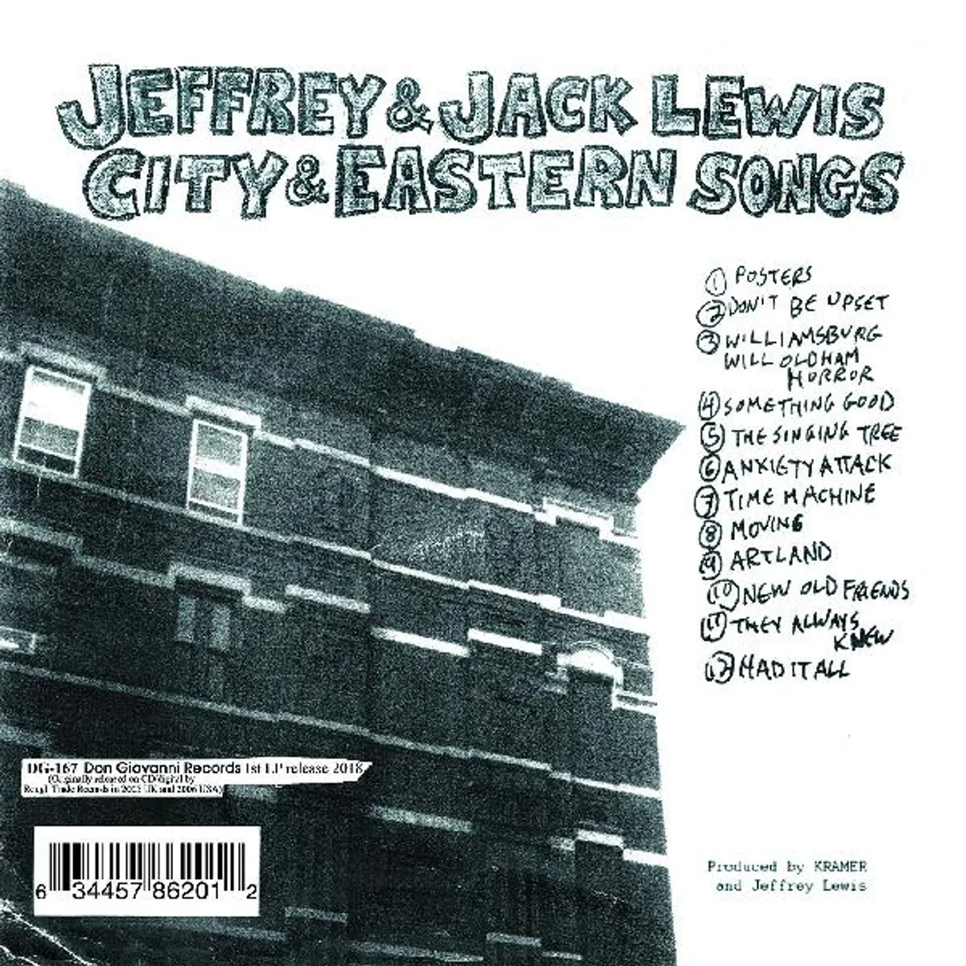 Jeffrey Lewis & Jack City & Eastern Songs Vinyl Record
