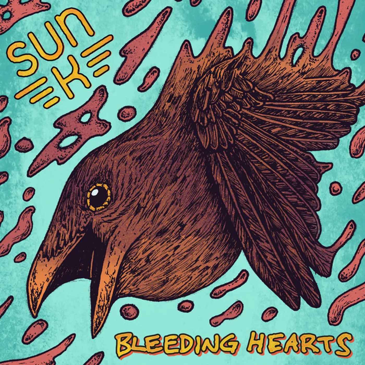 Sun K Bleeding Hearts Vinyl Record