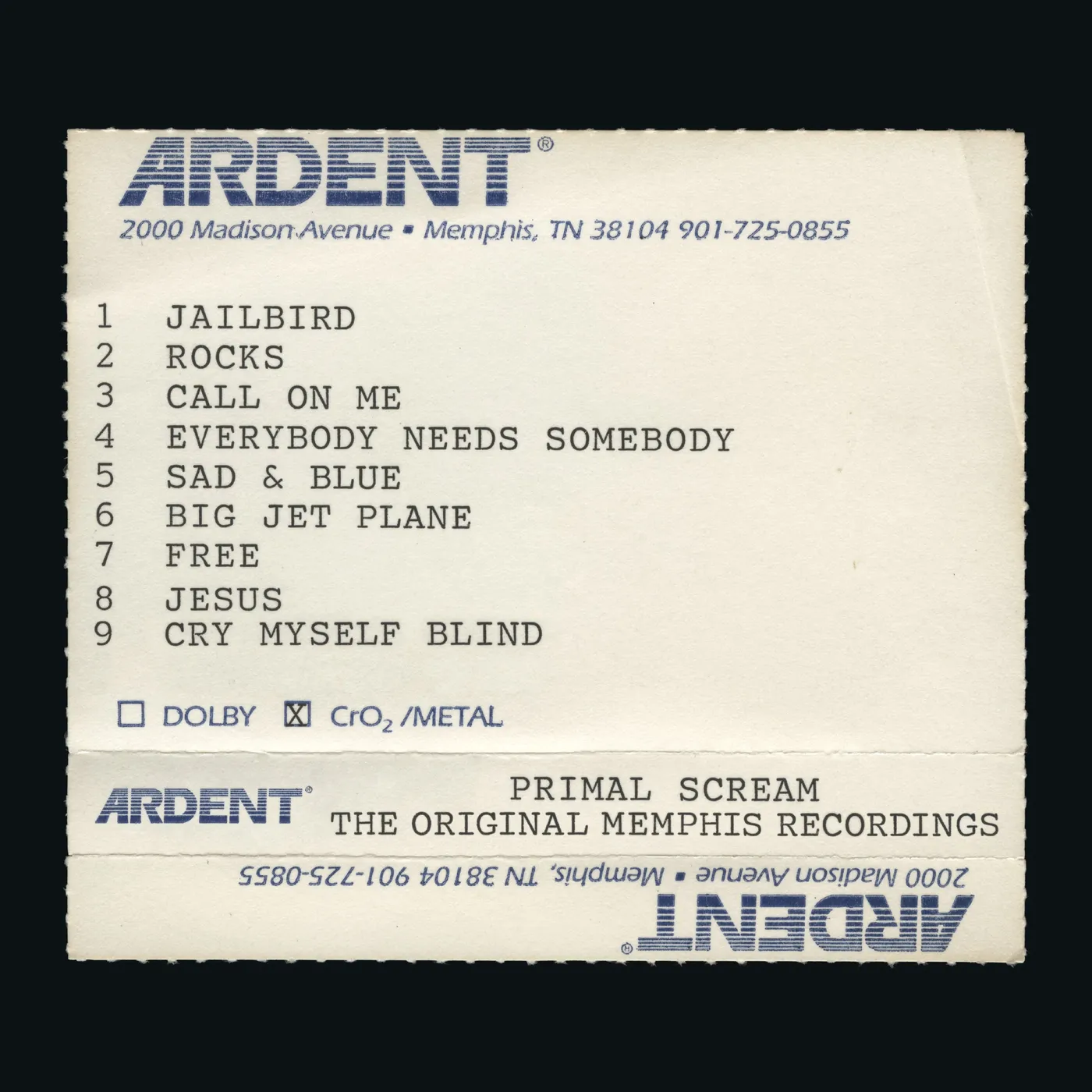 Primal Scream GIVE OUT BUT DON'T GIVE UP: THE ORIGINAL MEMPHIS Vinyl Record