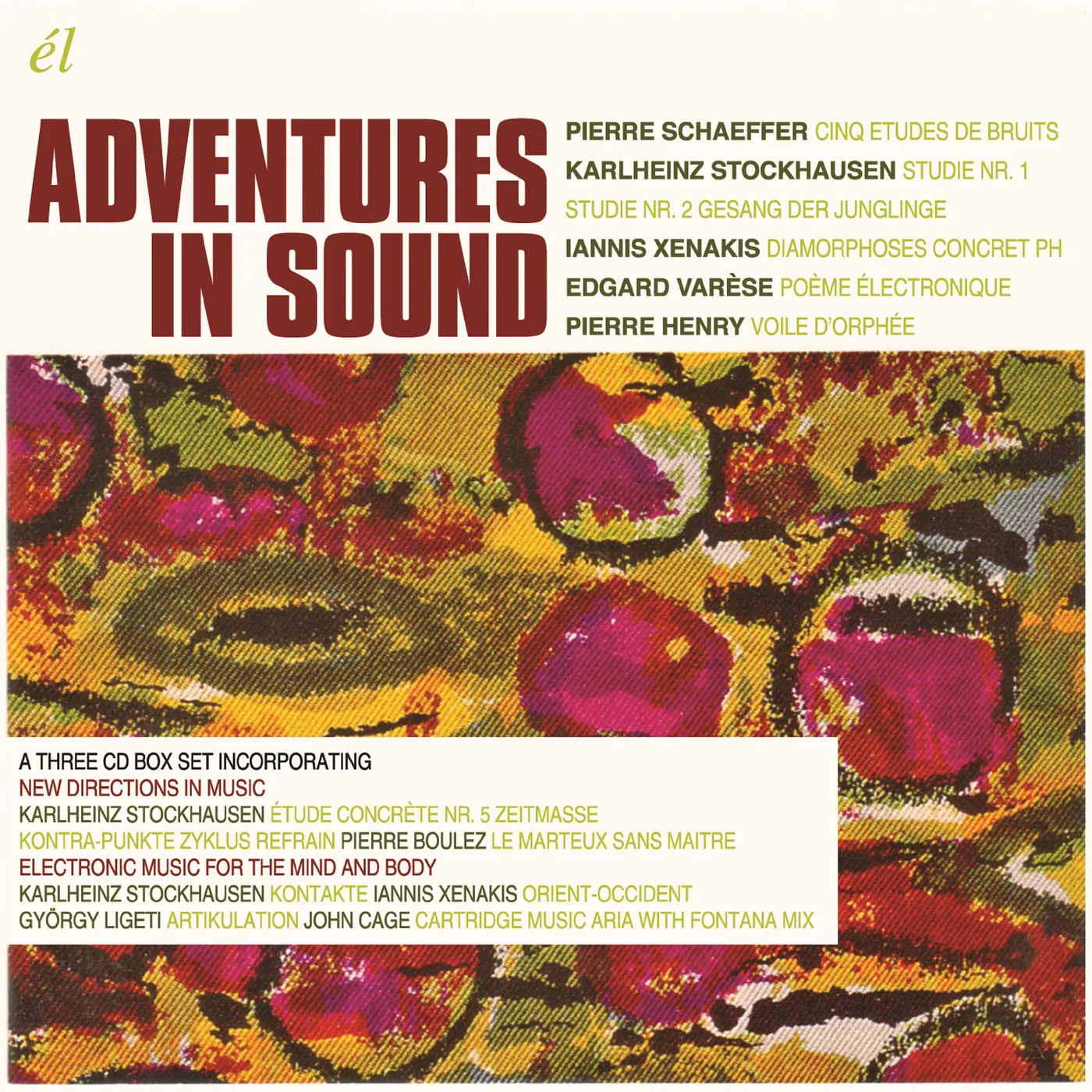Karlheinz Stockhausen ADVENTURES IN SOUND CD