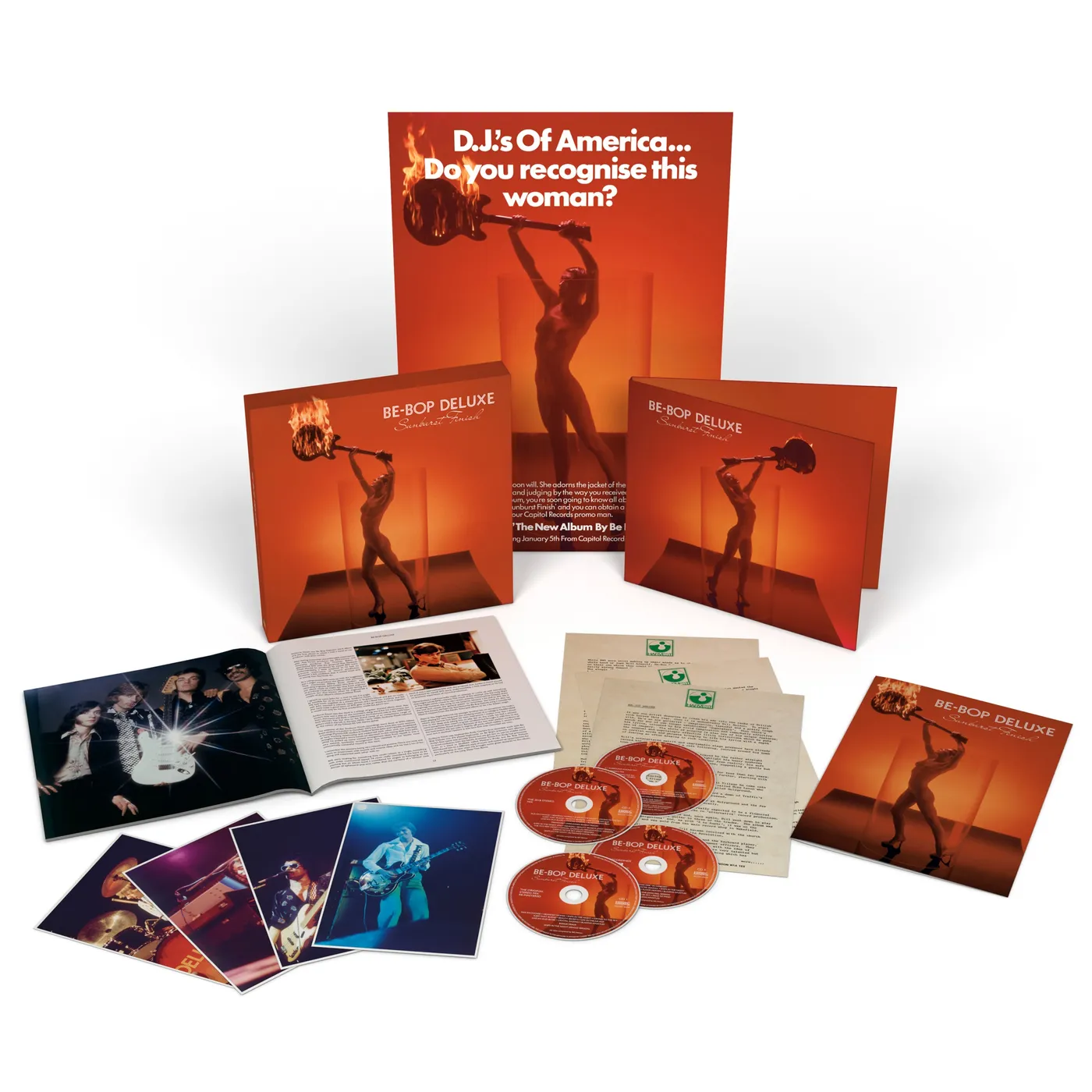 Be Bop Deluxe Sunburst Finish (3-CD/DVD)