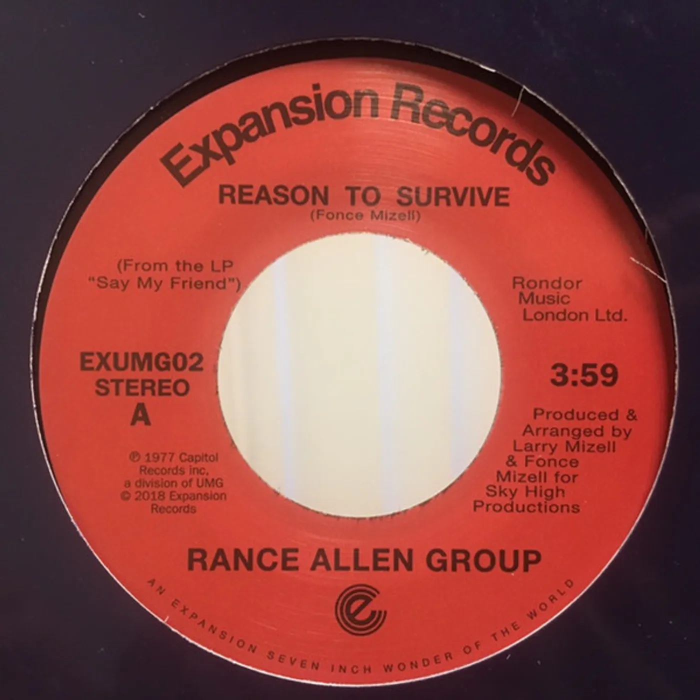 The Rance Allen Group REASON TO SURVIVE / PEACE OF MIND Vinyl Record