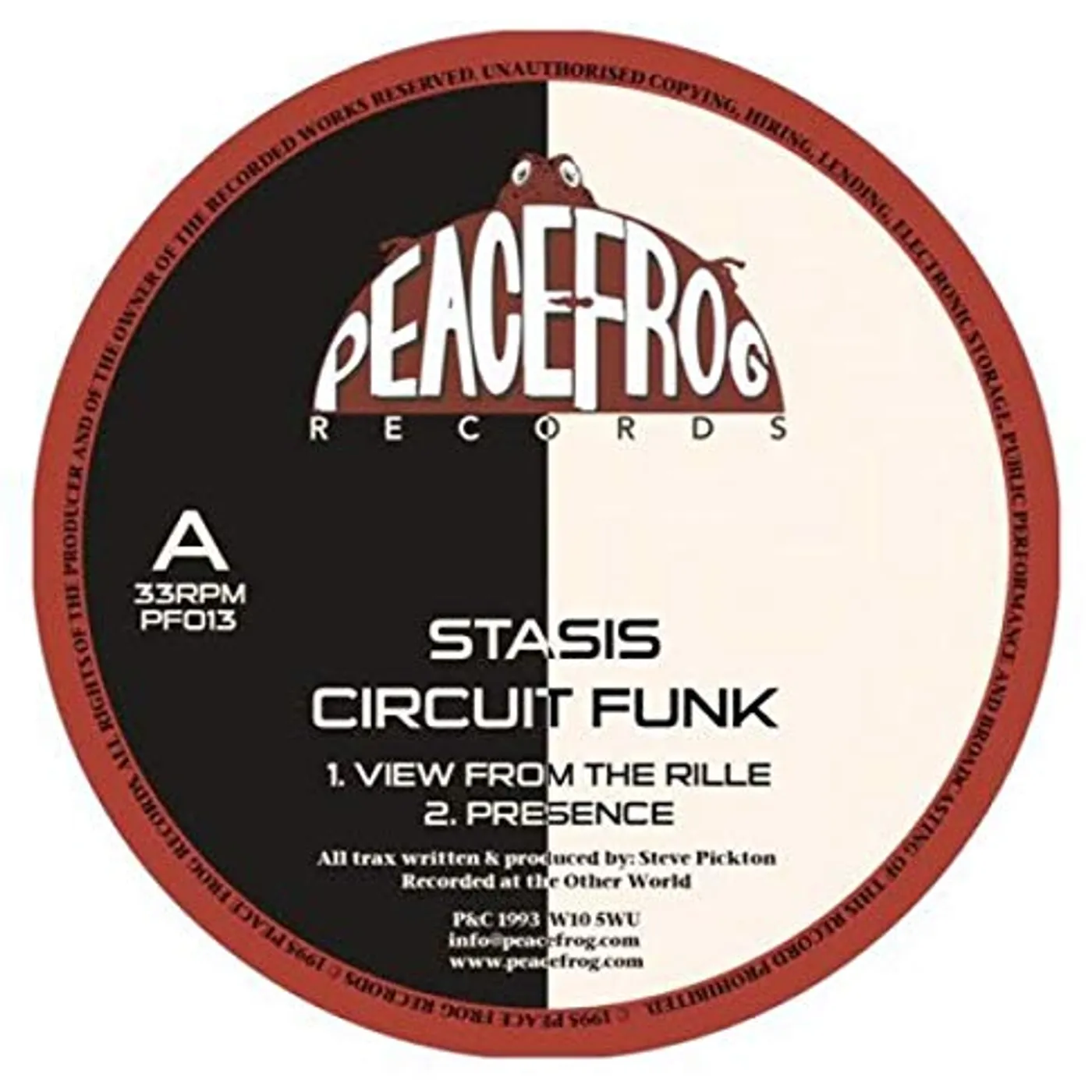 Stasis Circuit Funk Vinyl Record