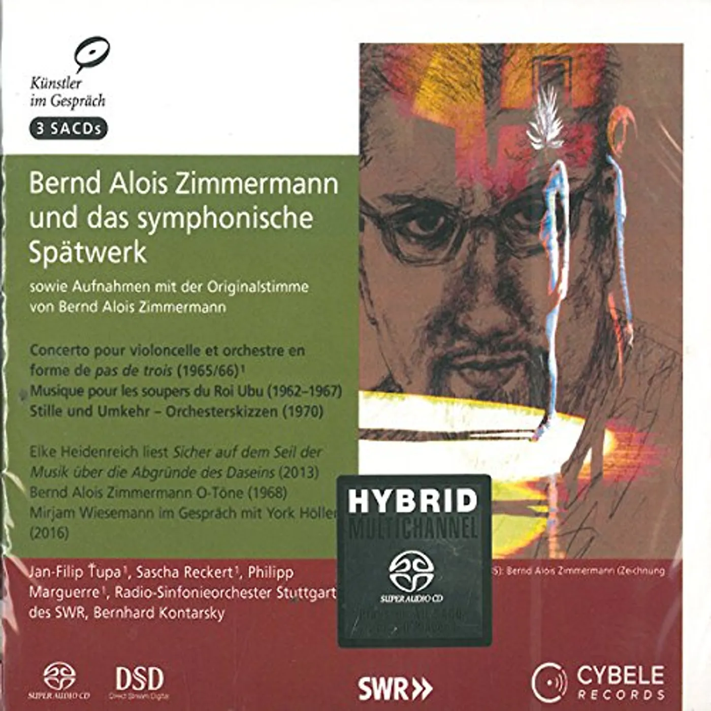Zimmermann / Kontarsky LATE SYMPHONIC WORKS CD Super Audio CD