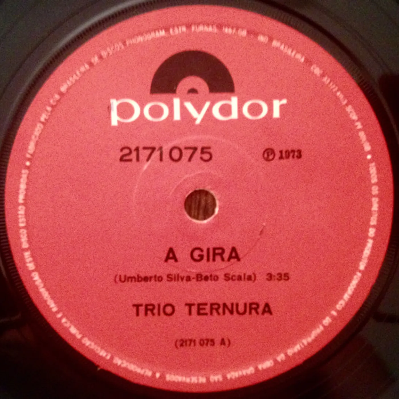 Trio Ternura A GIRA / LAST TANGO IN PARIS Vinyl Record