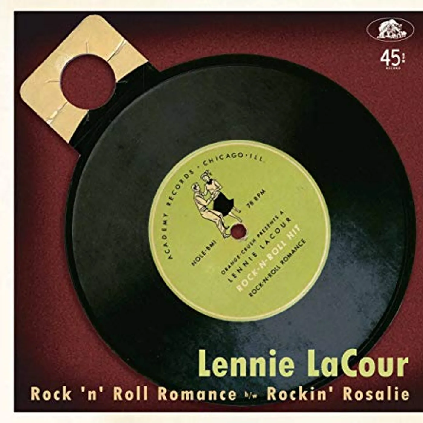 Lennie Lacour Rock 'n' Roll Romance / Rockin' Rosalie Vinyl Record