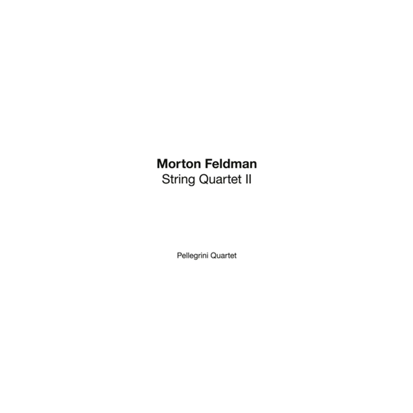 Feldman STRING QUARTET II Vinyl Record