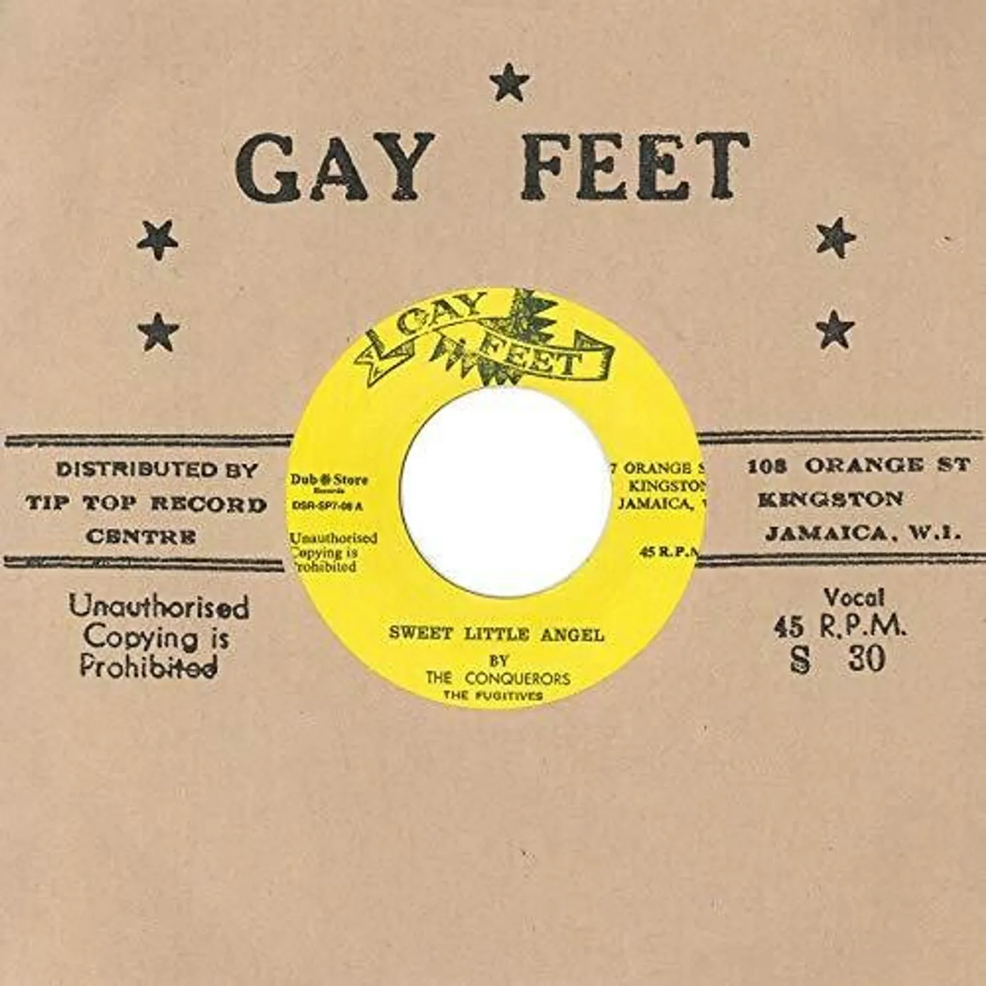 The Conquerors SWEET LIKE ANGEL Vinyl Record