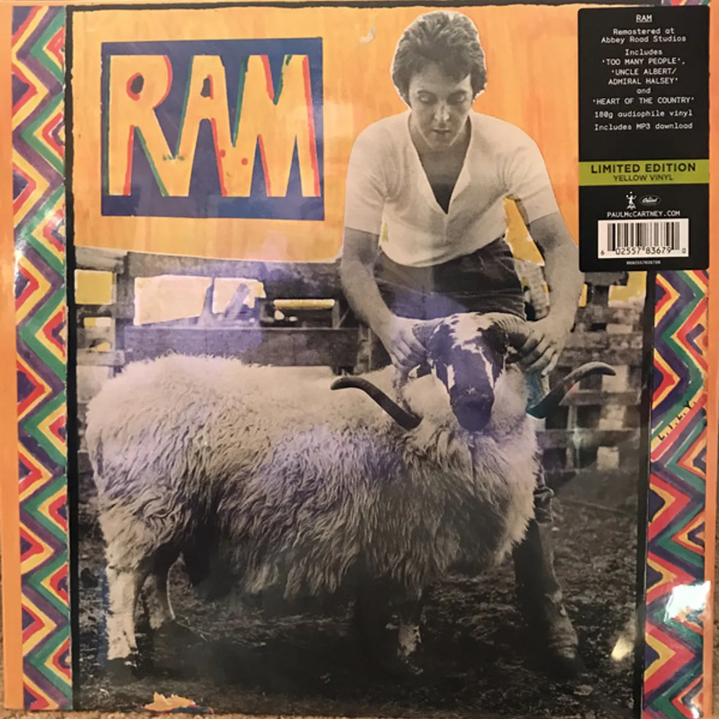 Paul & Linda McCartney Ram Vinyl Record