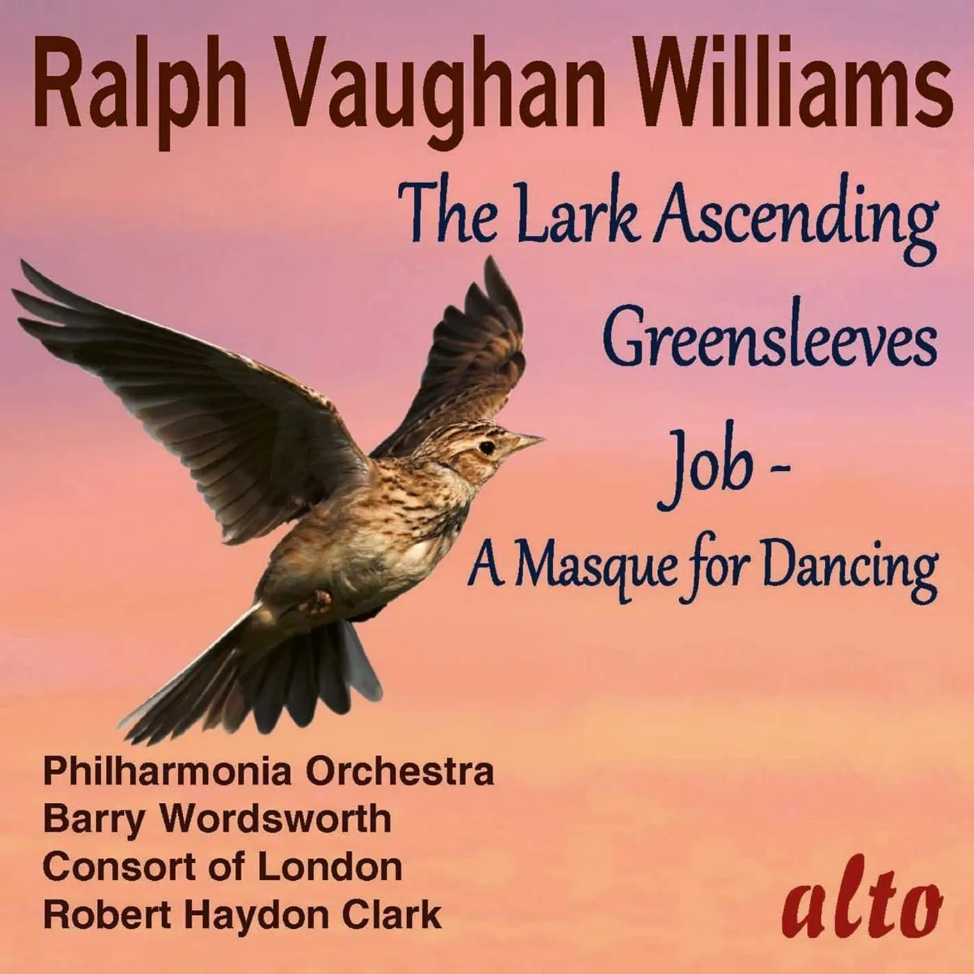 Barry Wordsworth / Philharmonia Orchestra VAUGHAN WILLIAMS: THE LARK ASCENDING GREENSLEEVES CD