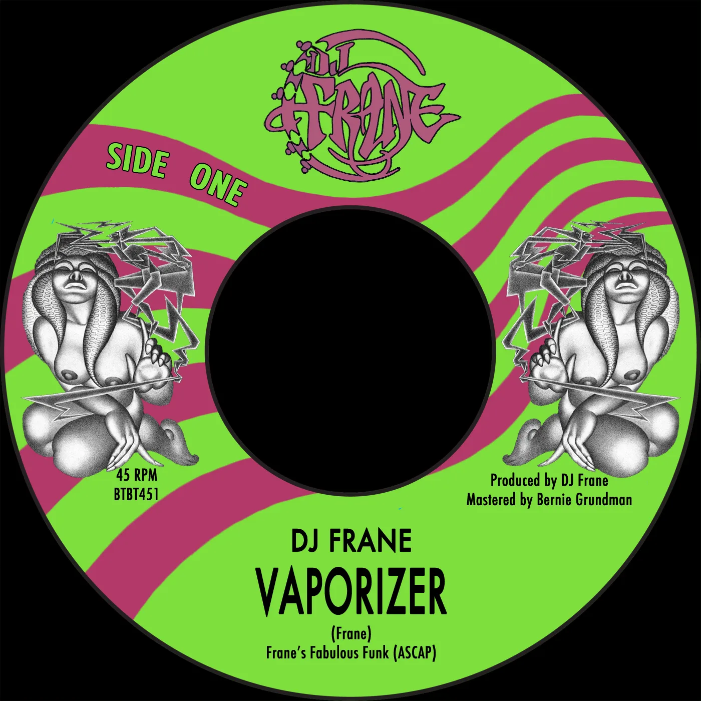 DJ Frane VAPORIZER / YOU CAN PUT IT RIGHT HERE Vinyl Record