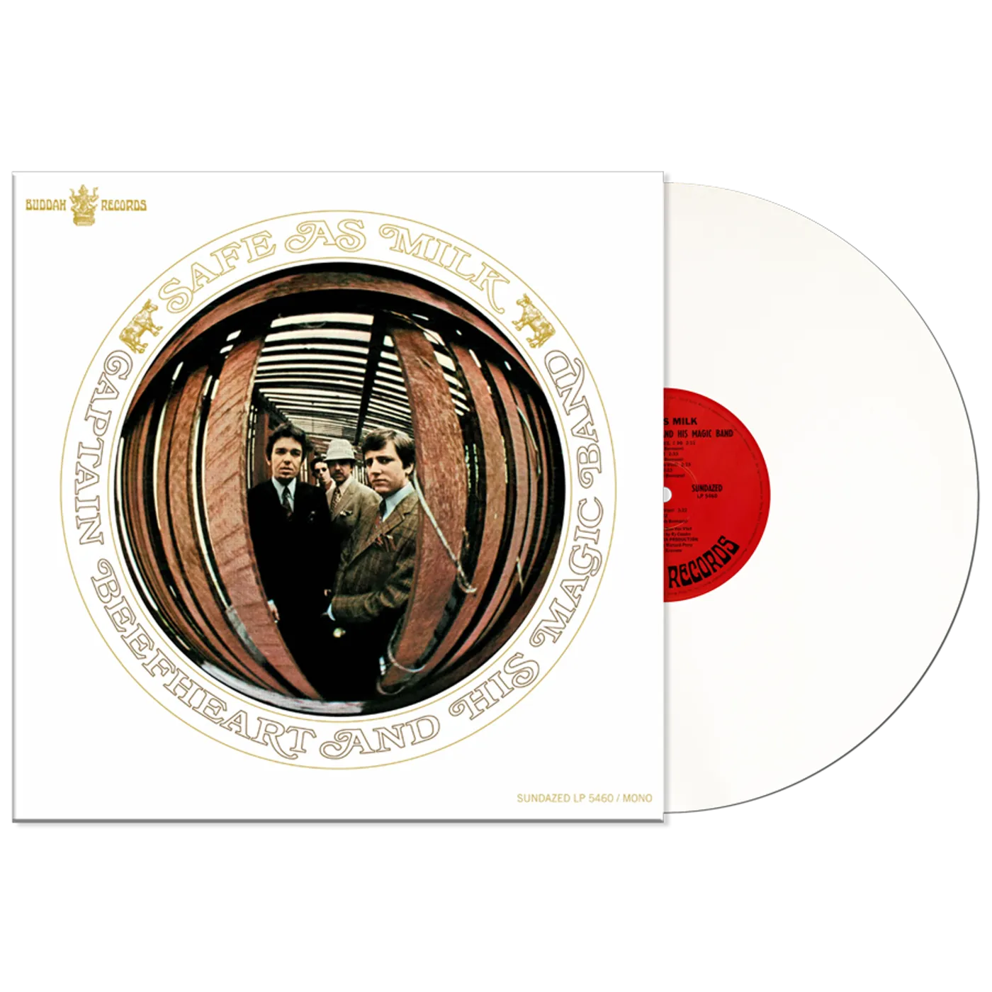 Captain Beefheart & His Magic Band SAFE AS MILK - Limited Edition White Colored Vinyl Record