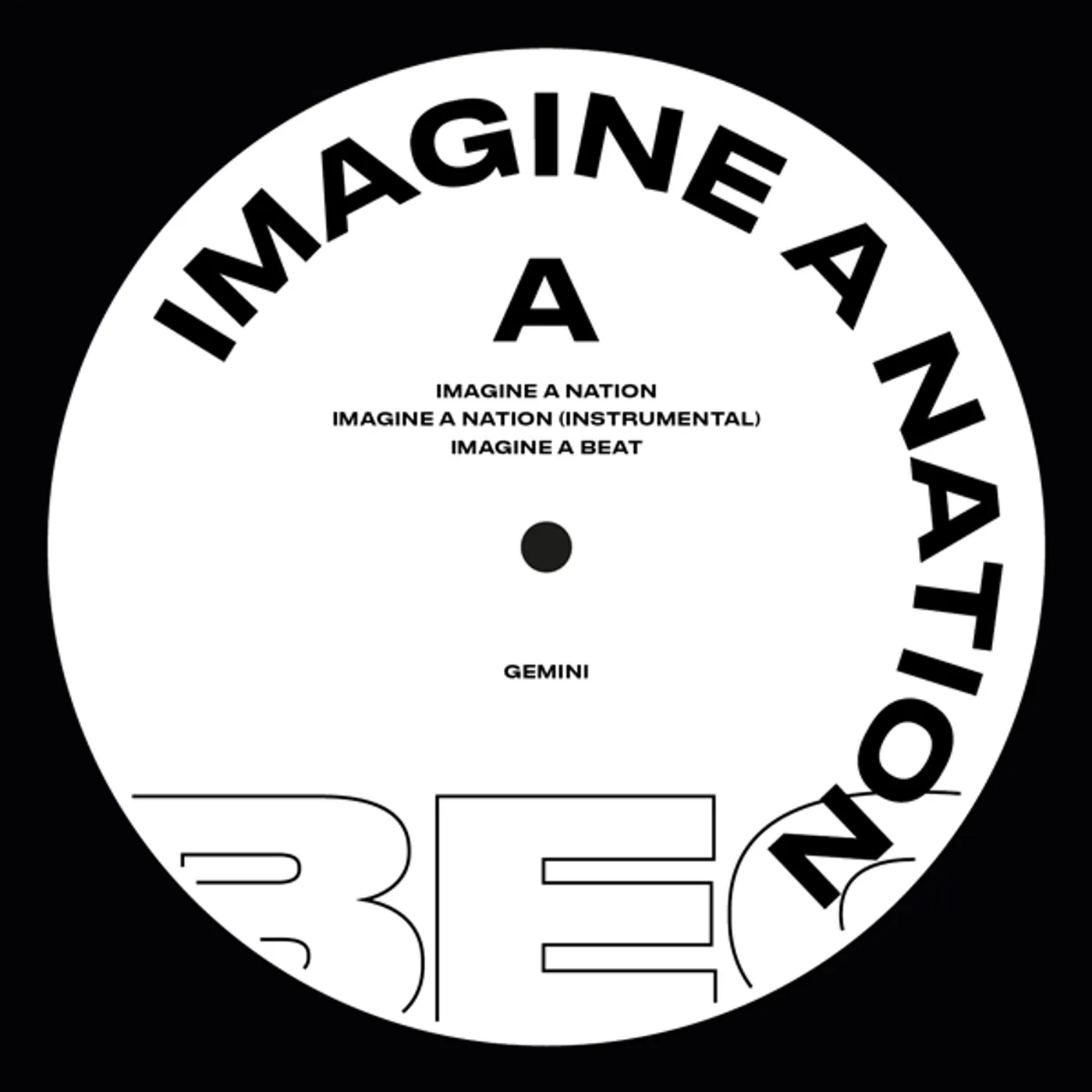 Gemini  IMAGINE A NATION / FOR THE CRAZY Vinyl Record