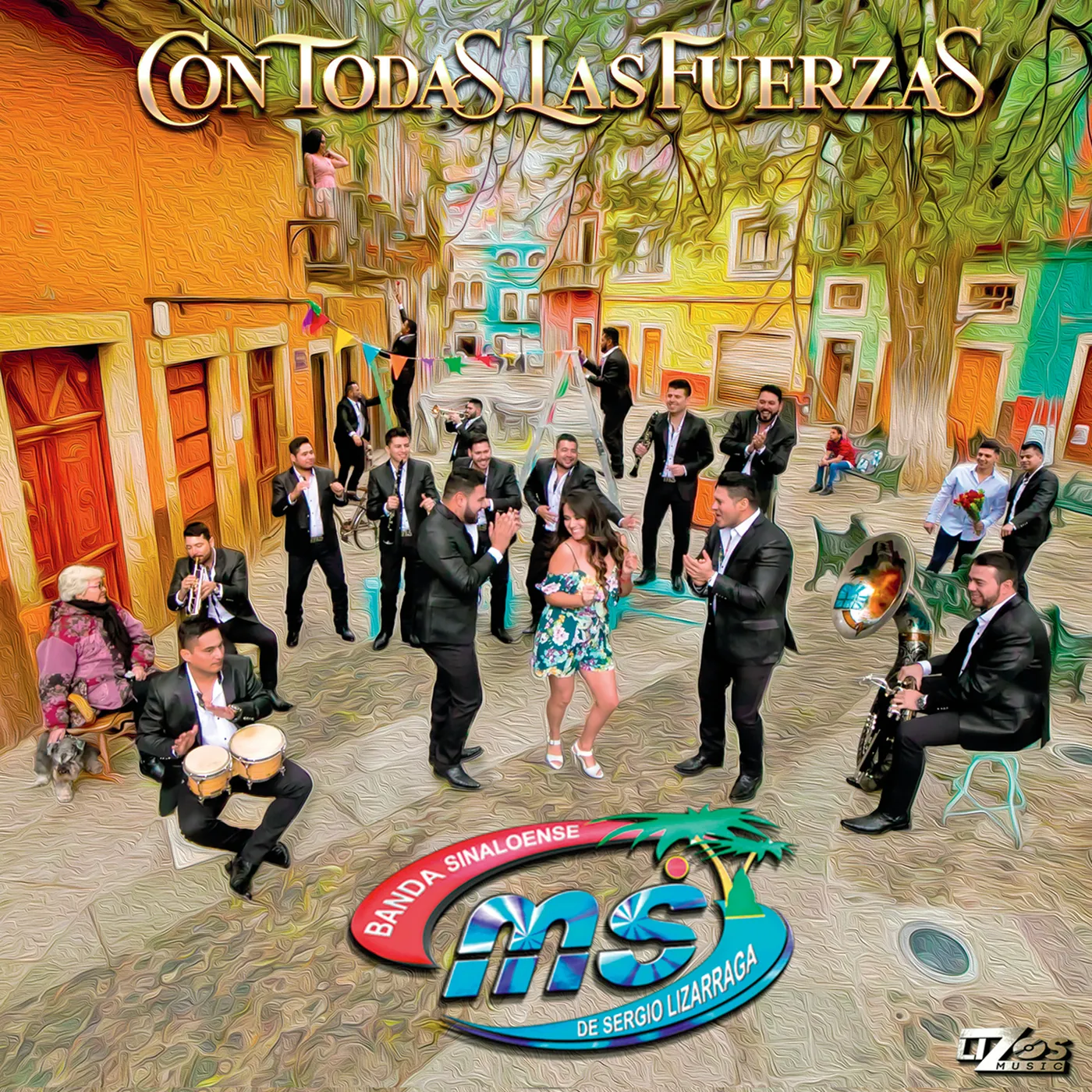 Banda Sinaloense MS de Sergio Lizárraga CON TODAS LAS FUERZAS CD