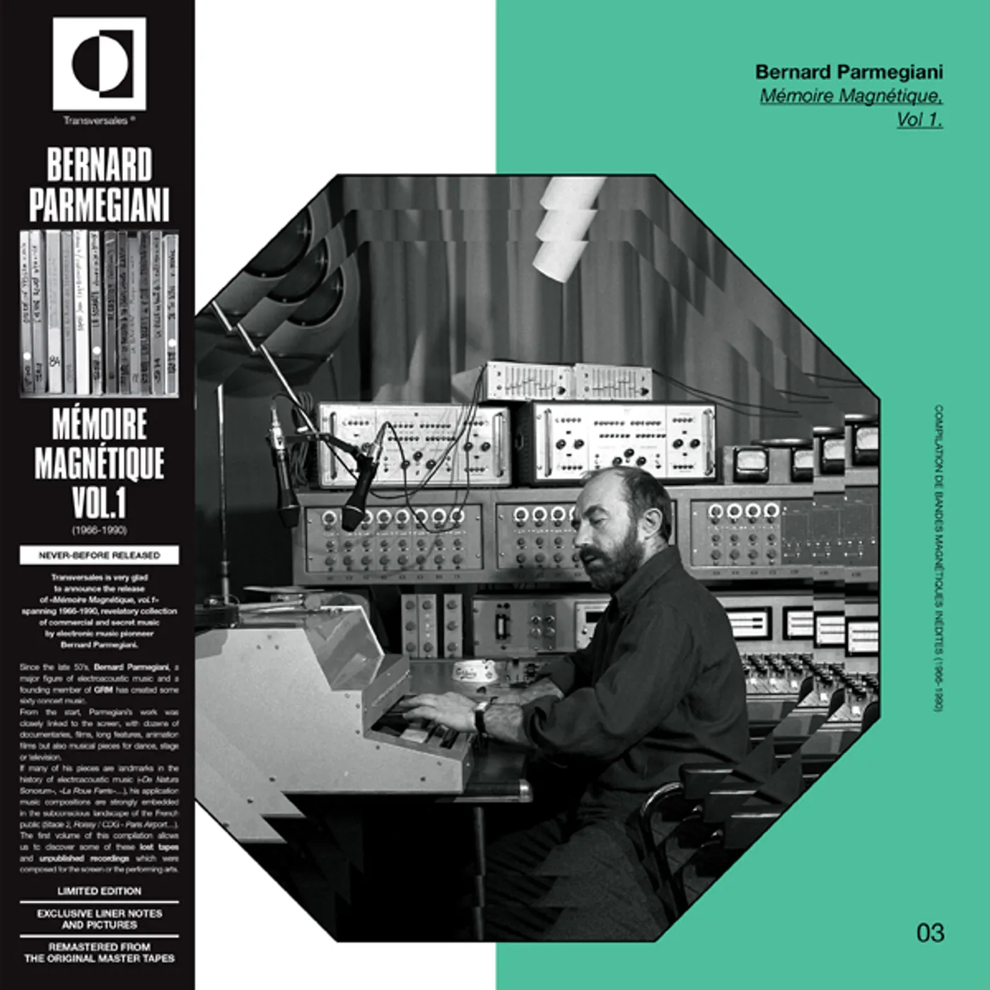 Bernard Parmegiani MEMOIRE MAGNETIQUE 1 Vinyl Record