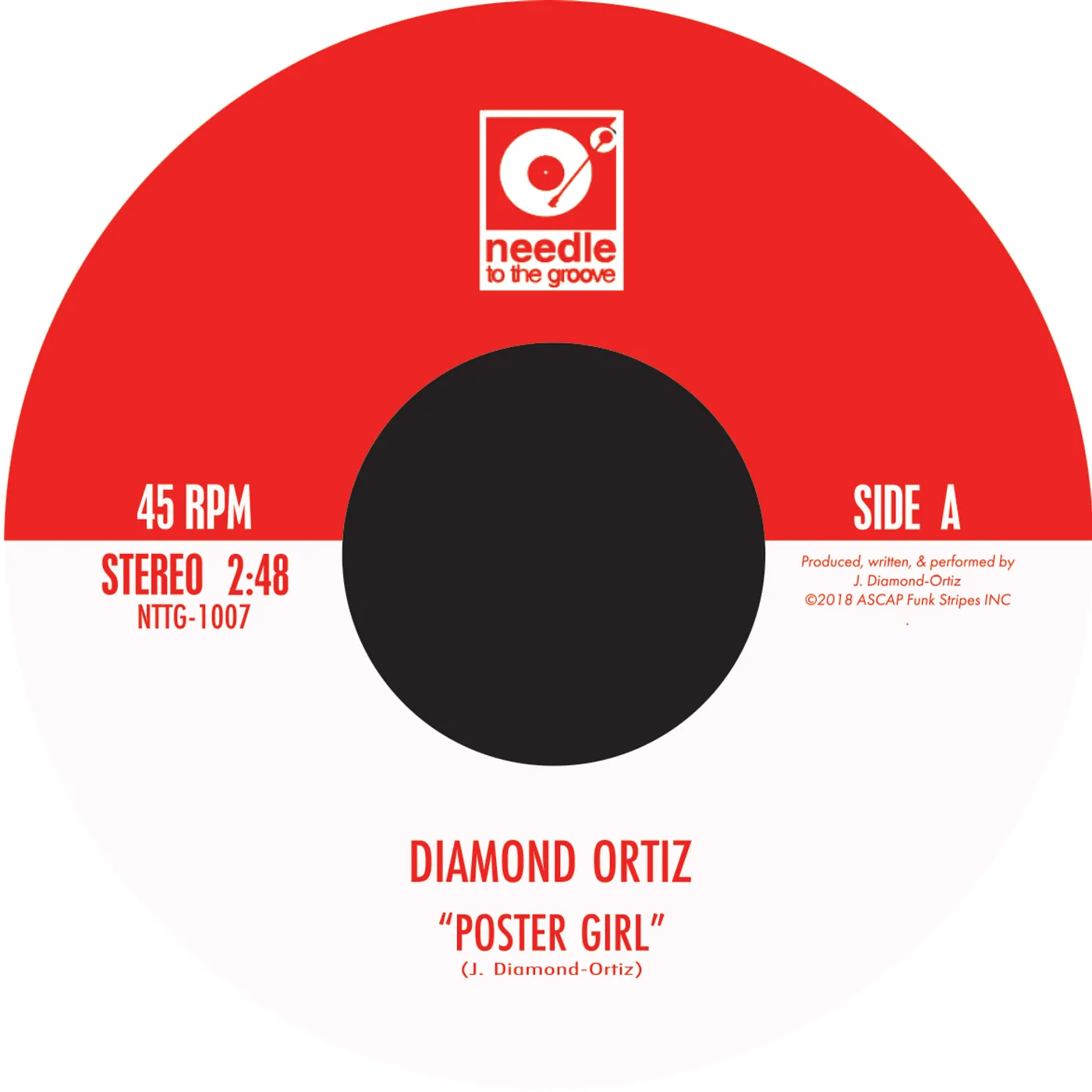 Diamond Ortiz POSTER GIRL / IN THE CUT LIKE WHAAT Vinyl Record