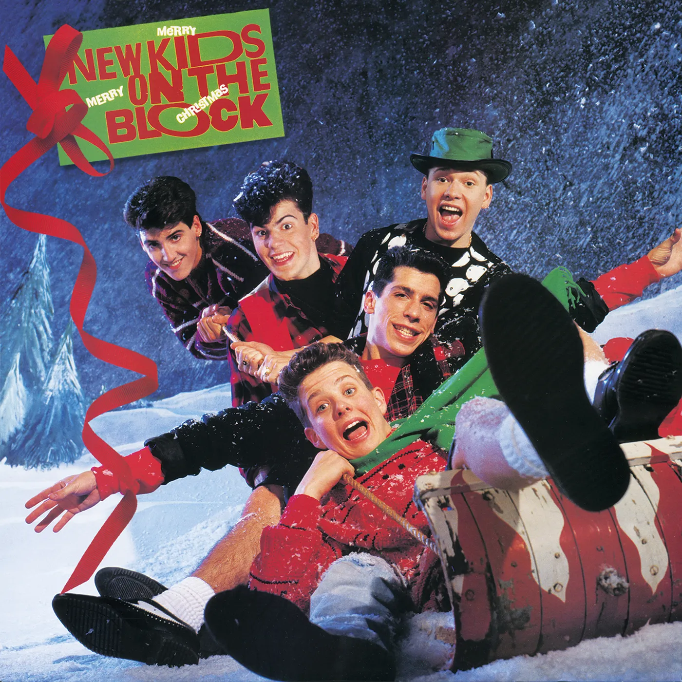 New Kids On The Block MERRY MERRY CHRISTMAS Vinyl Record