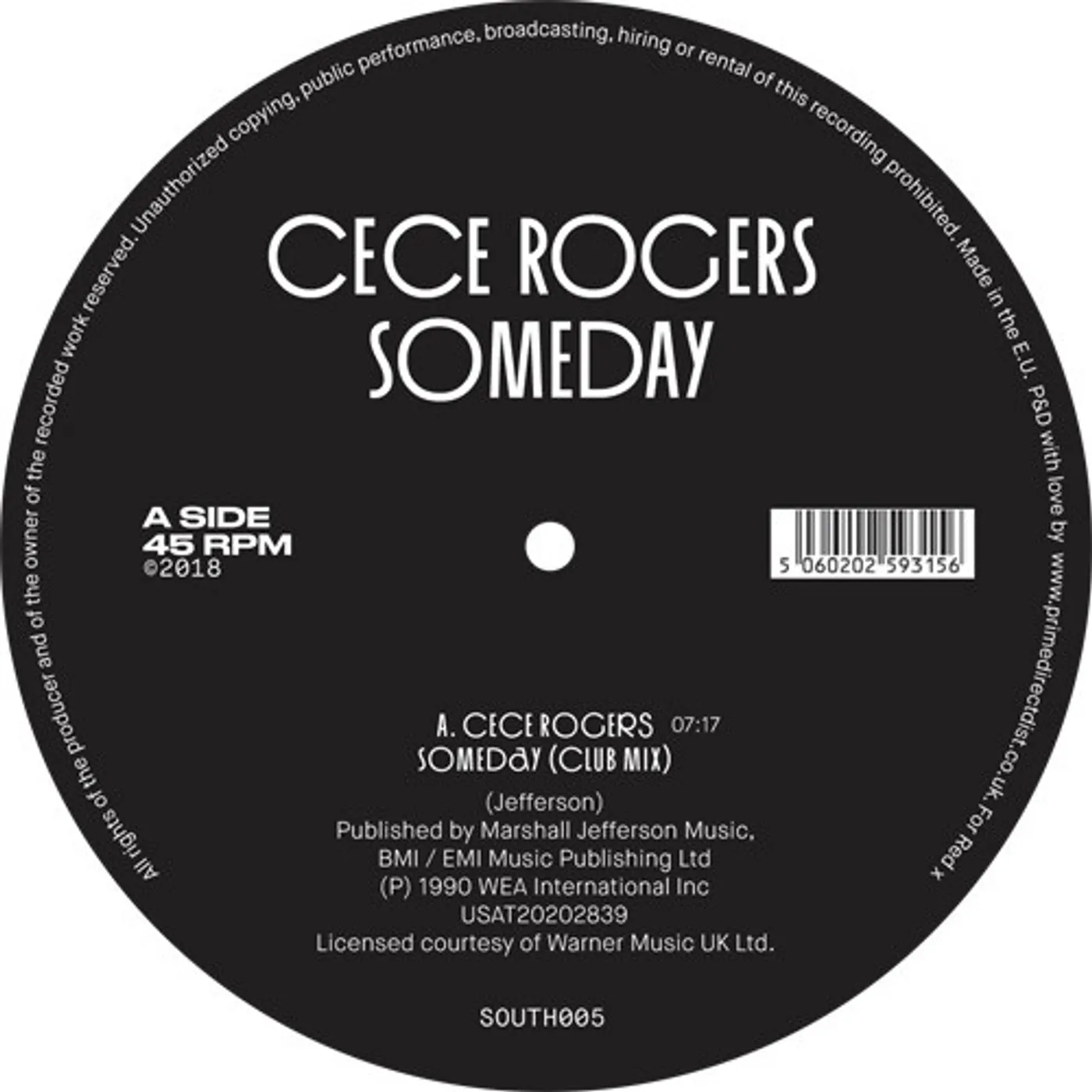 Ce Ce Rogers Someday Vinyl Record