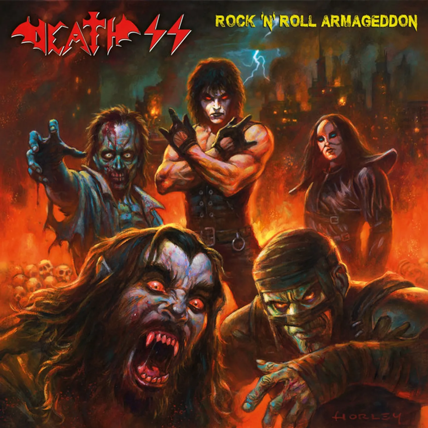 Death SS ROCK N ROLL ARMAGEDDON Vinyl Record