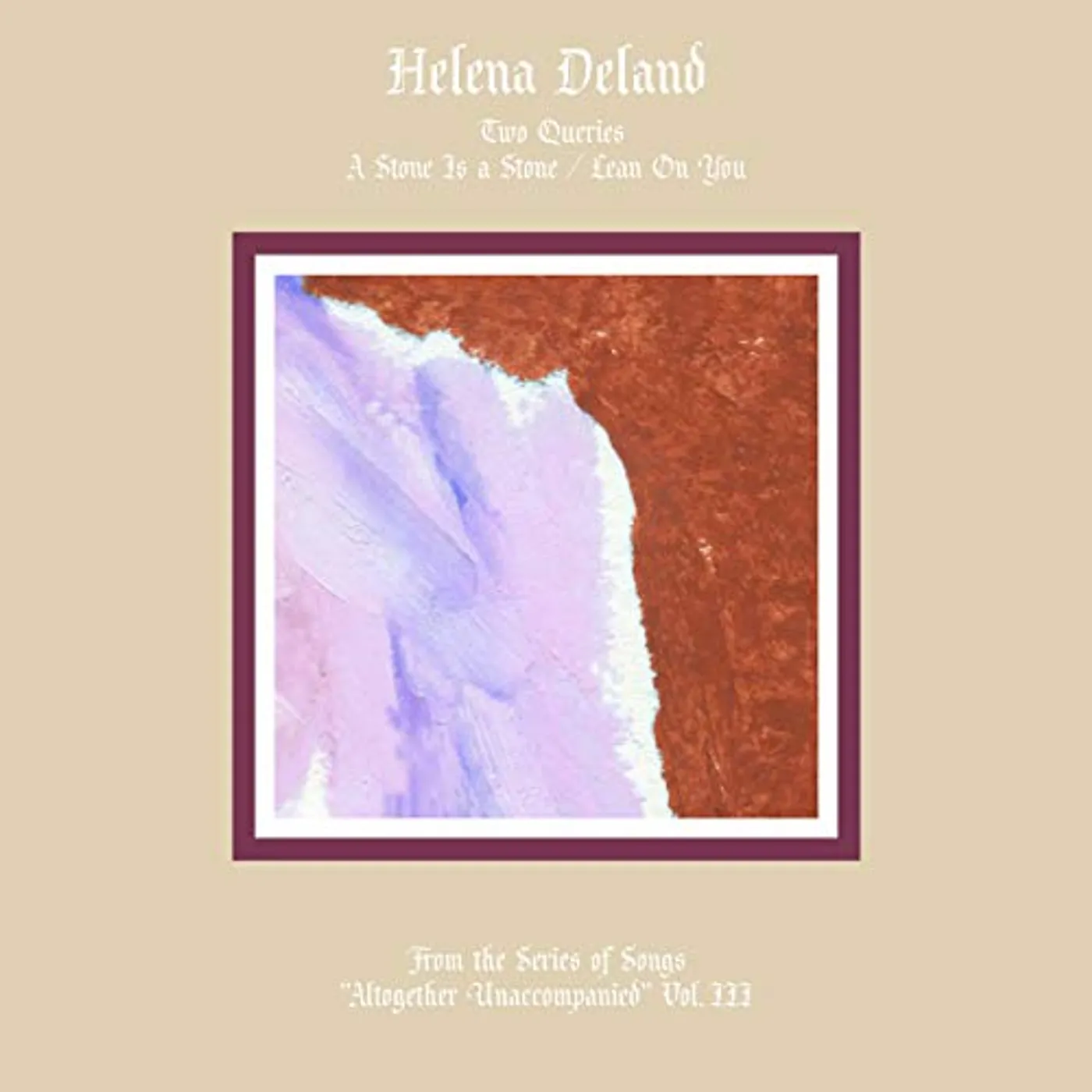 Helena Deland FROM THE SERIES OF SONGS - ALTOGETHER Vinyl Record