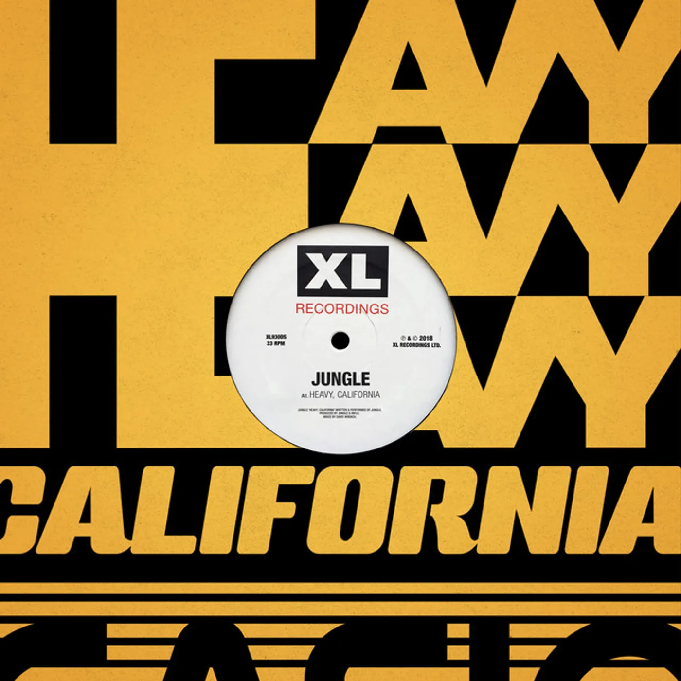Jungle HEAVY CALIFORNIA Vinyl Record
