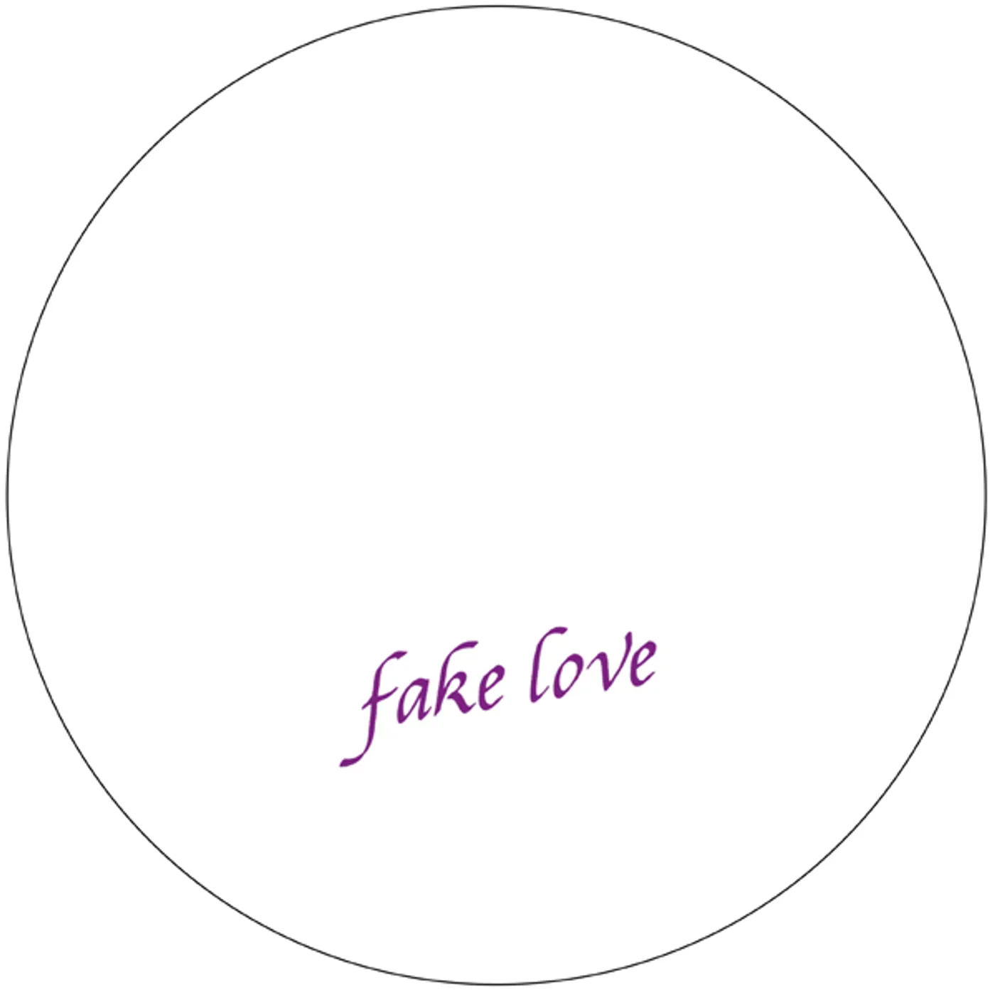 FAKE LOVE 6 Vinyl Record