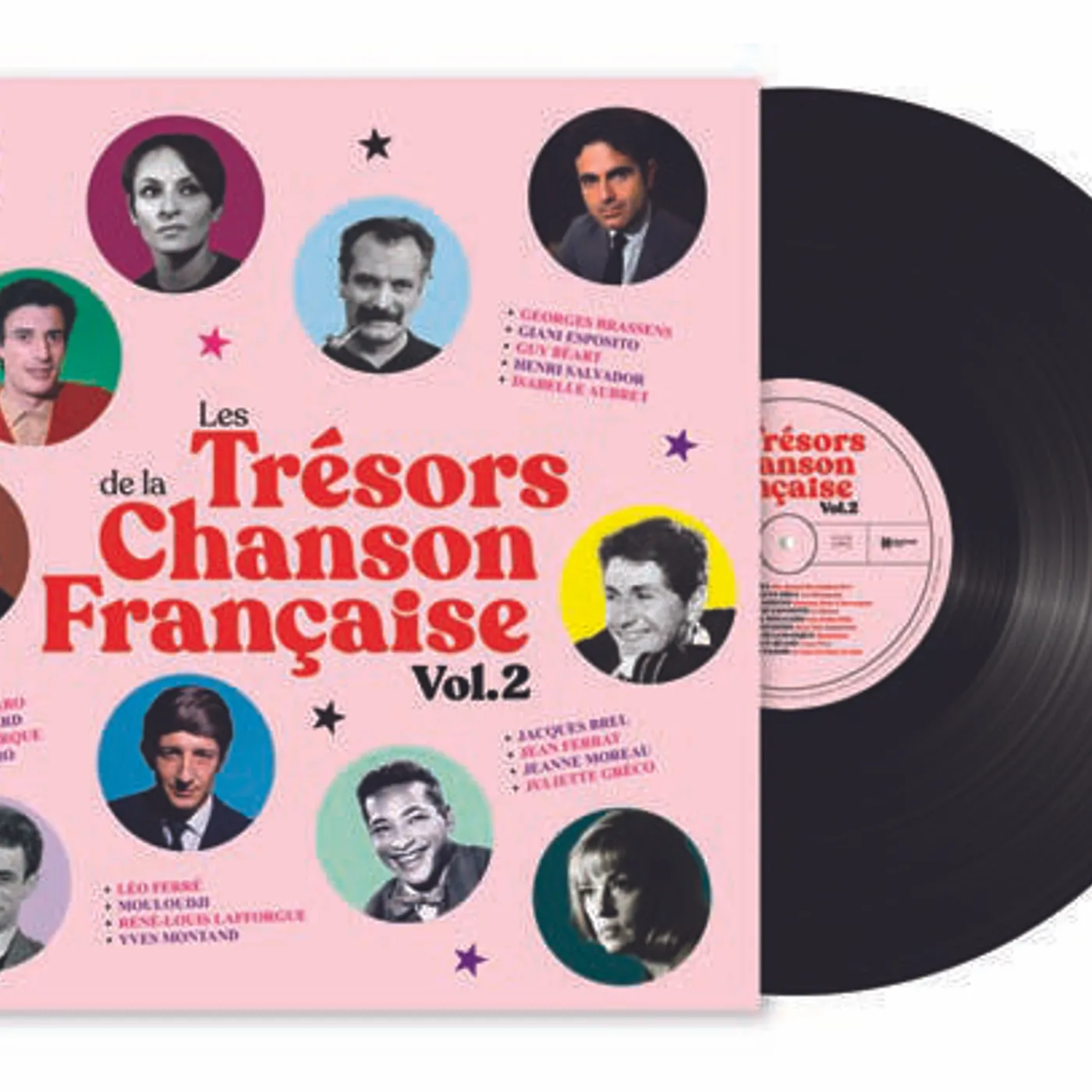 Fabien Lecoeuvre LES TRESORS DE LA CHANSON FRANCAISE VOL 2 Vinyl Record