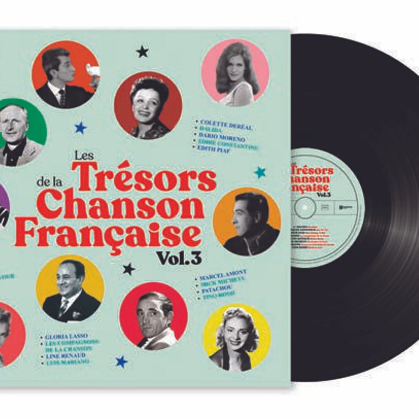 Fabien Lecoeuvre LES TRESORS DE LA CHANSON FRANCAISE VOL 3 Vinyl Record